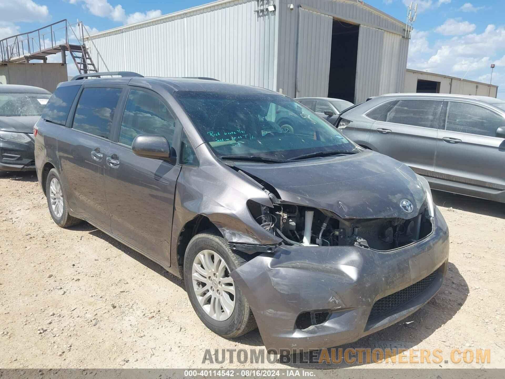 5TDYK3DC5FS664951 TOYOTA SIENNA 2015