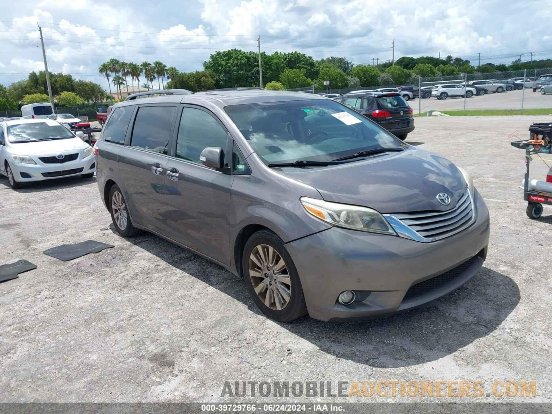 5TDYK3DC5FS676520 TOYOTA SIENNA 2015