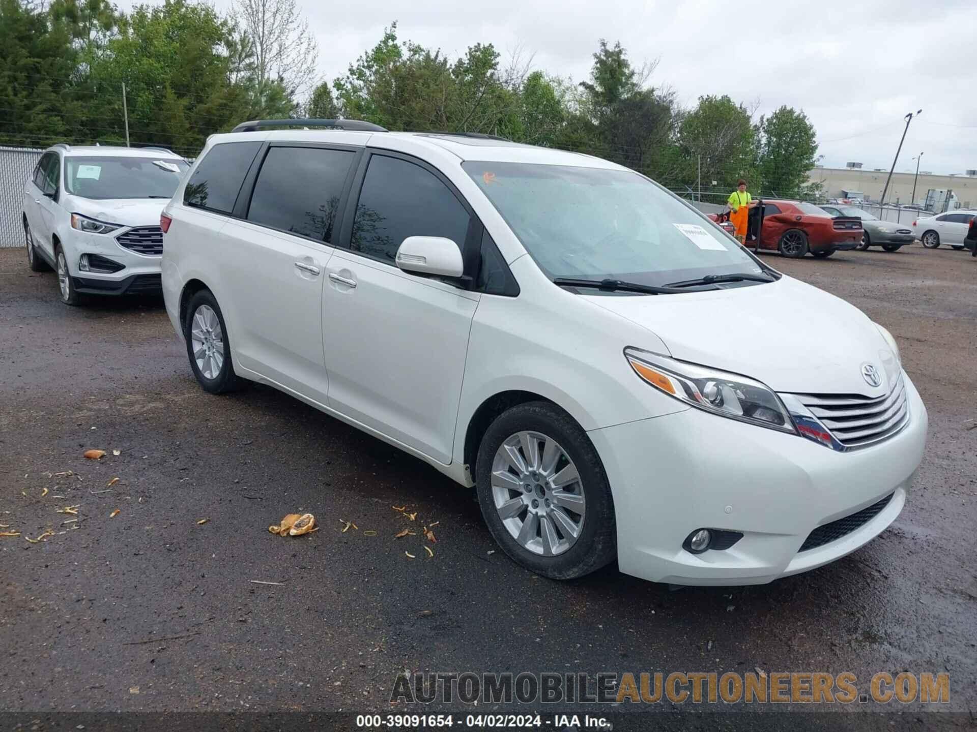 5TDYK3DC5FS687047 TOYOTA SIENNA 2015