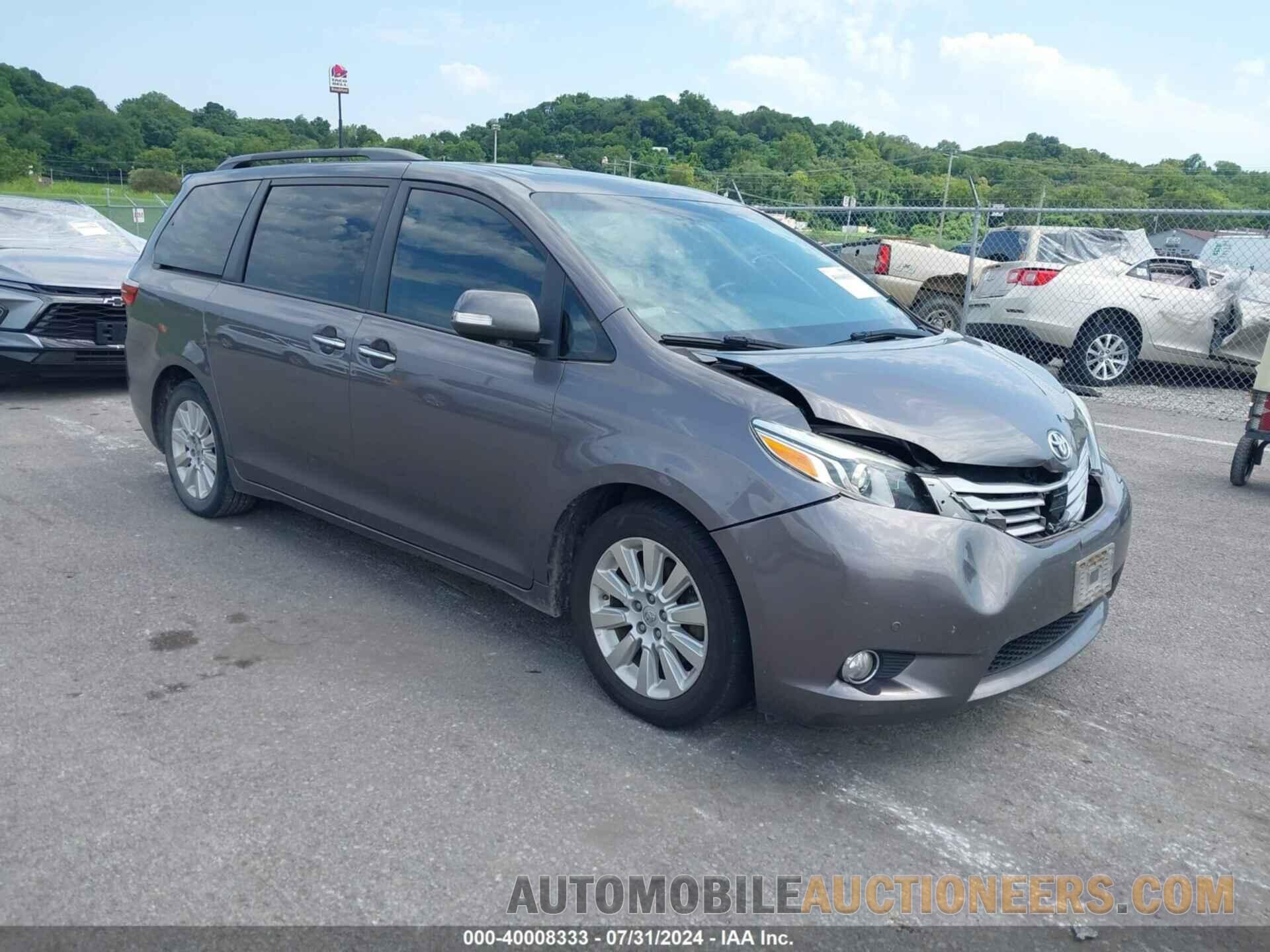 5TDYK3DC5FS688022 TOYOTA SIENNA 2015