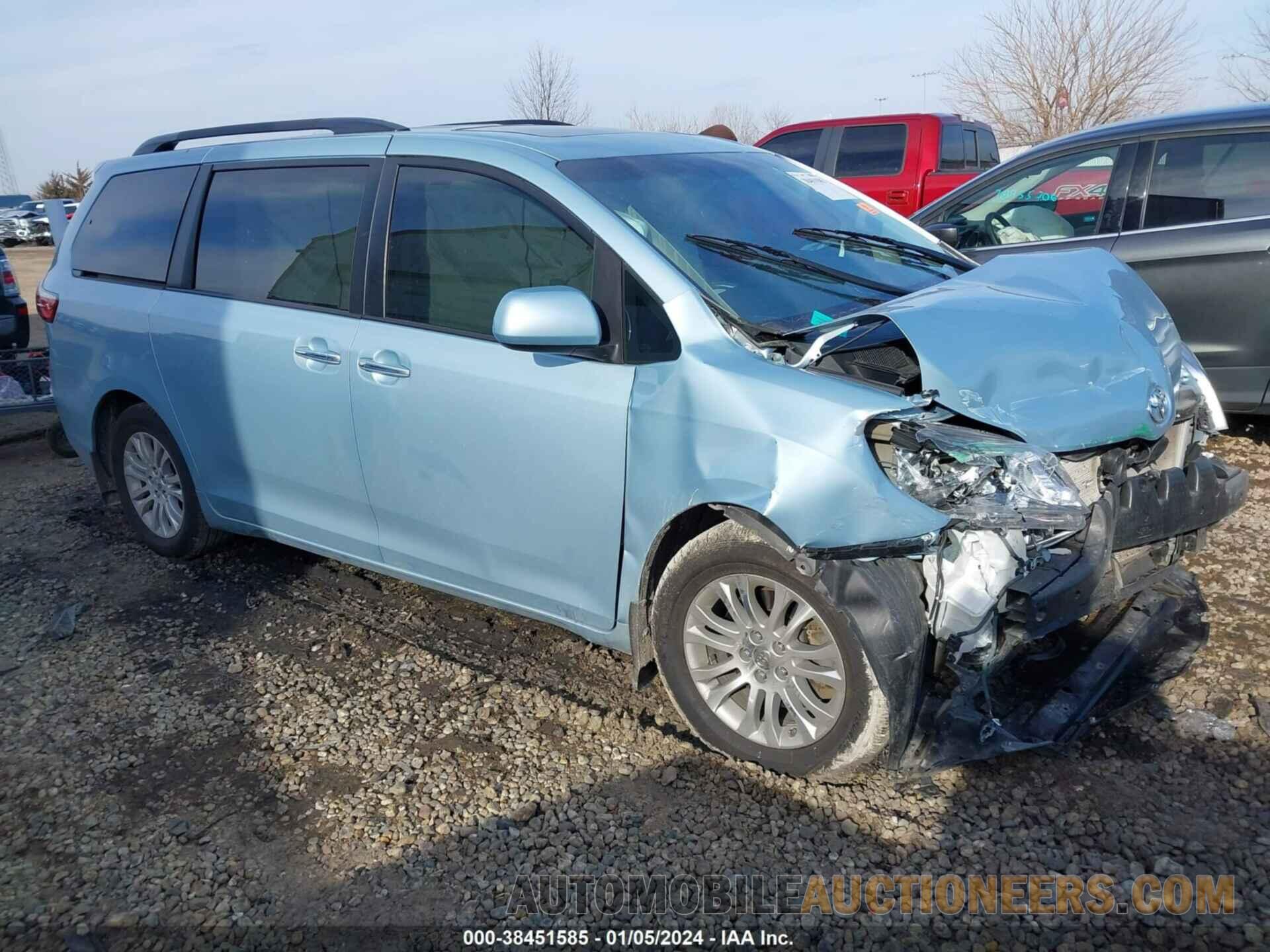 5TDYK3DC5GS702809 TOYOTA SIENNA 2016