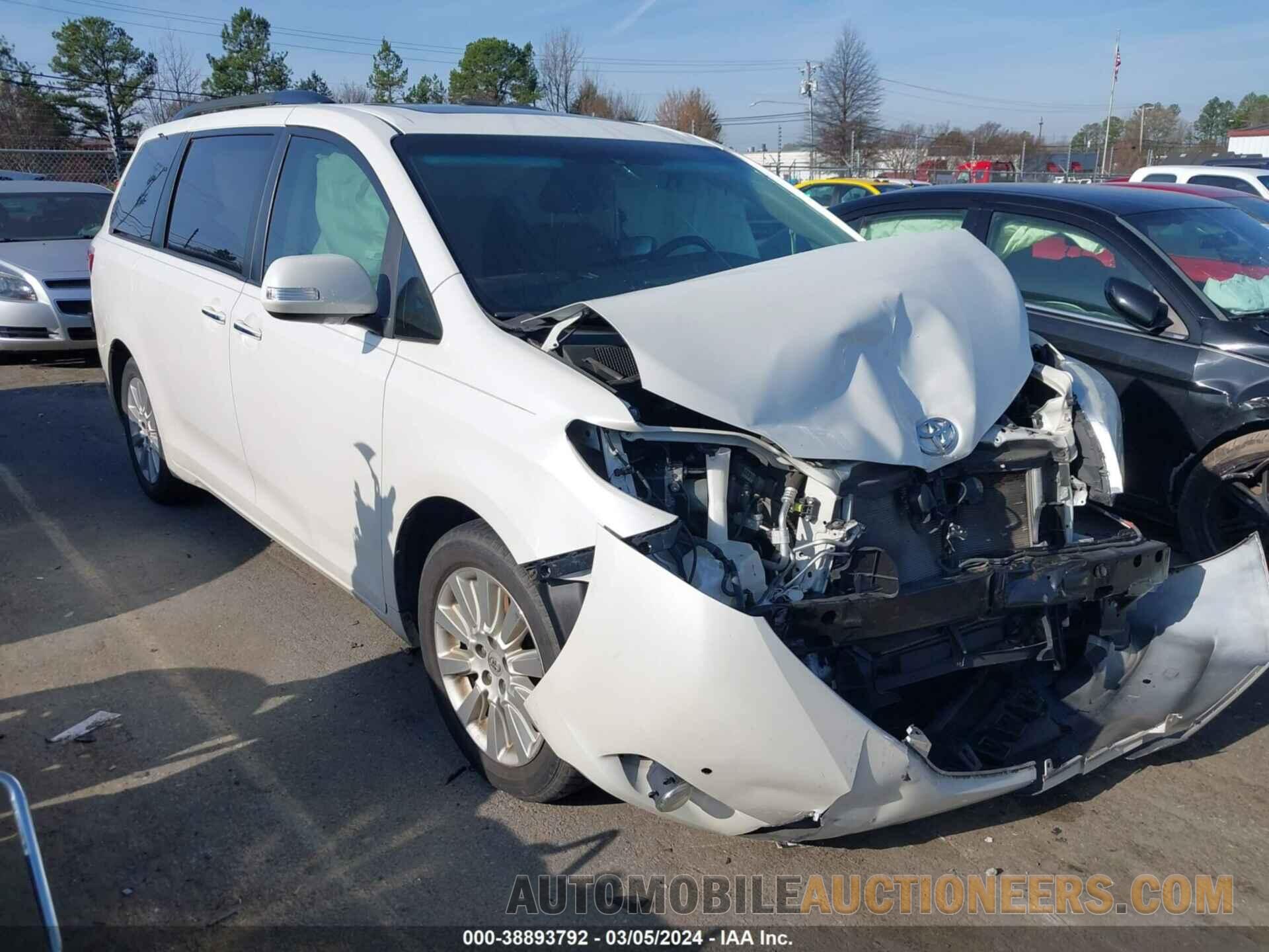 5TDYK3DC5GS740511 TOYOTA SIENNA 2016