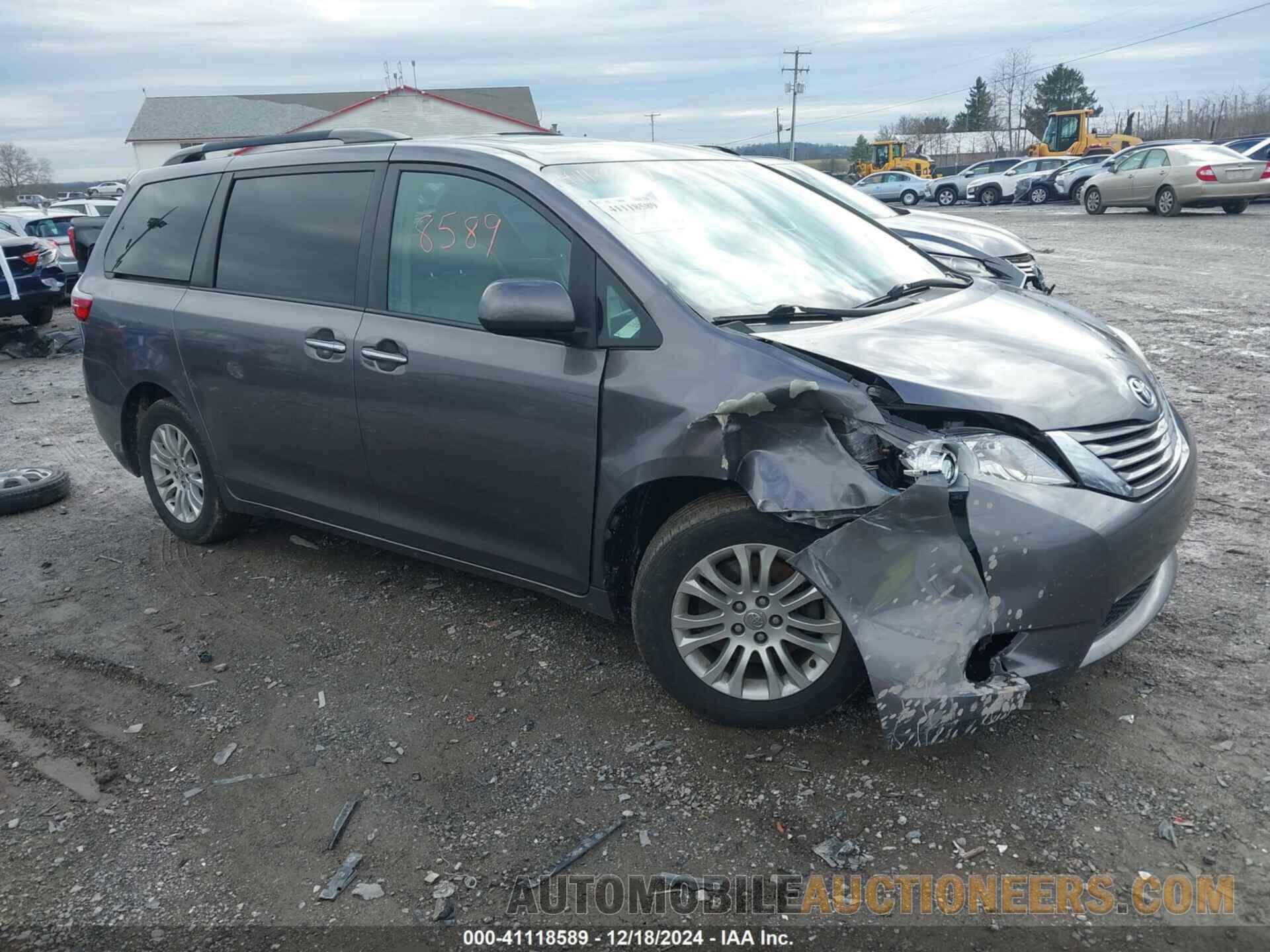 5TDYK3DC5GS748169 TOYOTA SIENNA 2016