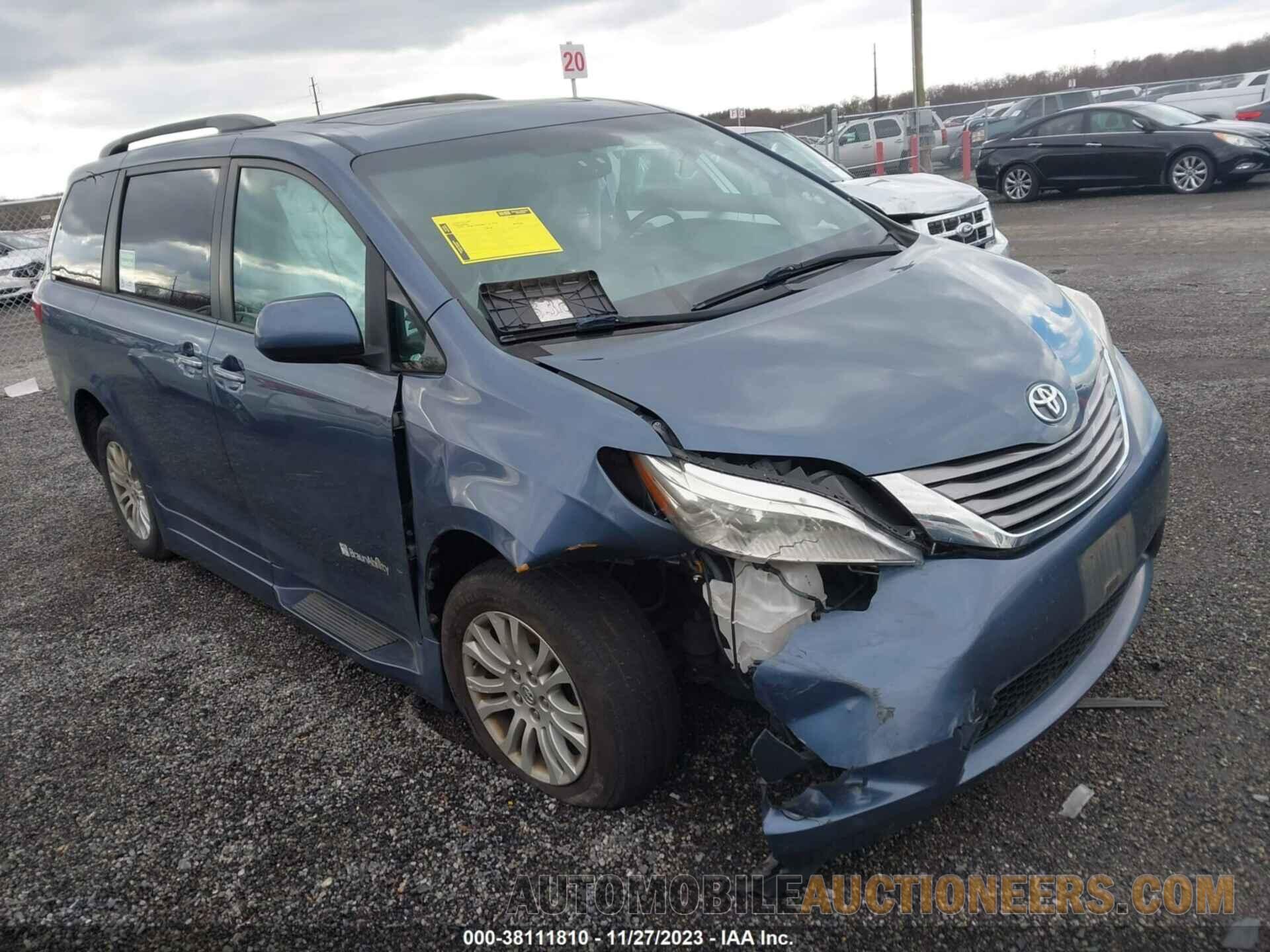 5TDYK3DC5GS763318 TOYOTA SIENNA 2016