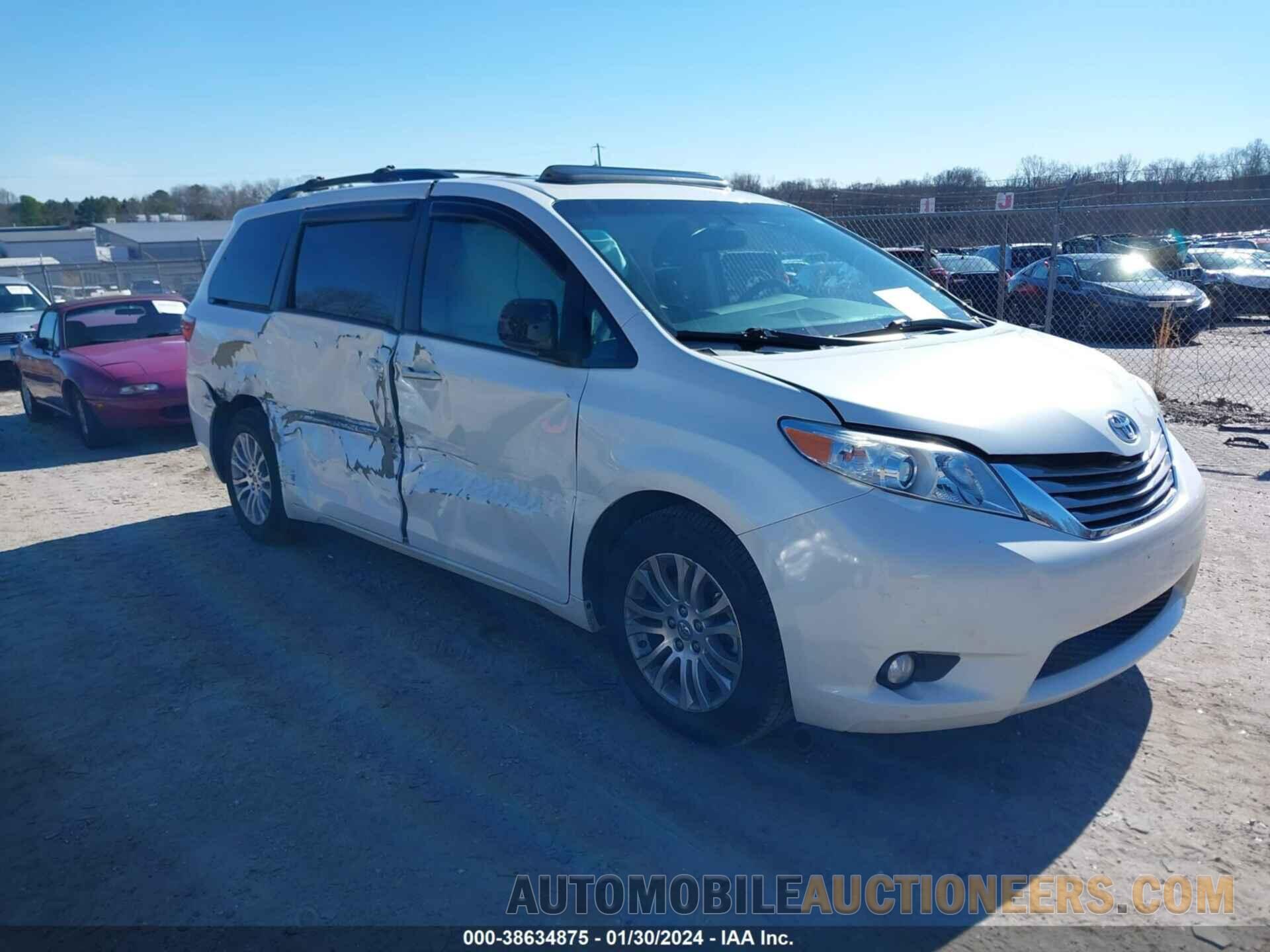 5TDYK3DC6FS554913 TOYOTA SIENNA 2015