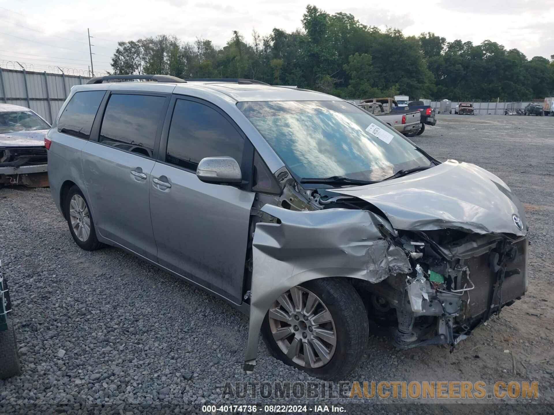 5TDYK3DC6FS557052 TOYOTA SIENNA 2015