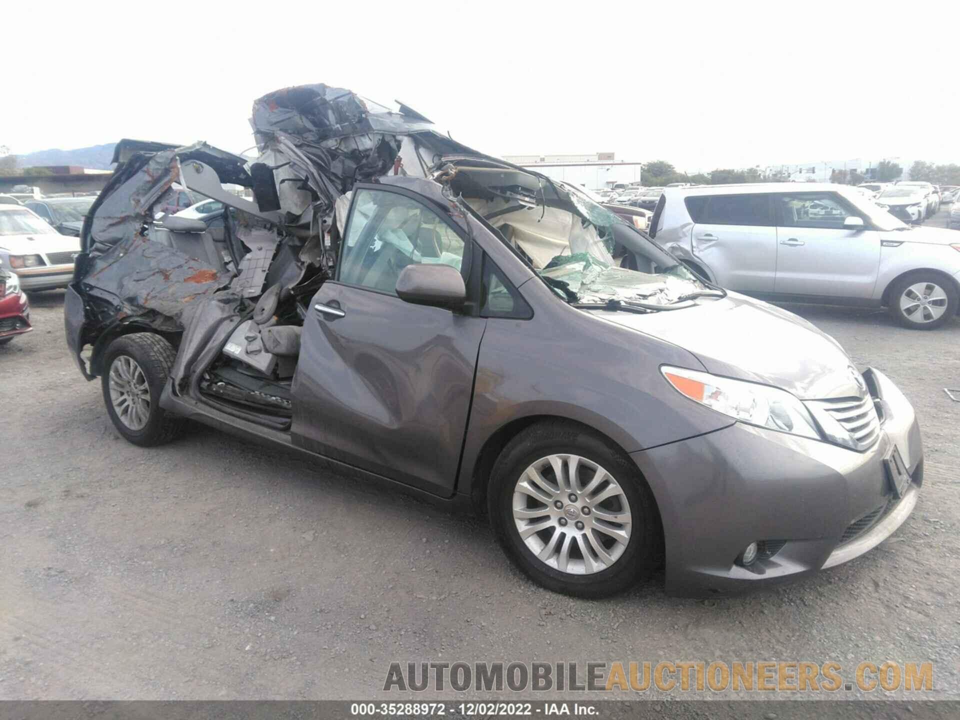 5TDYK3DC6FS590083 TOYOTA SIENNA 2015