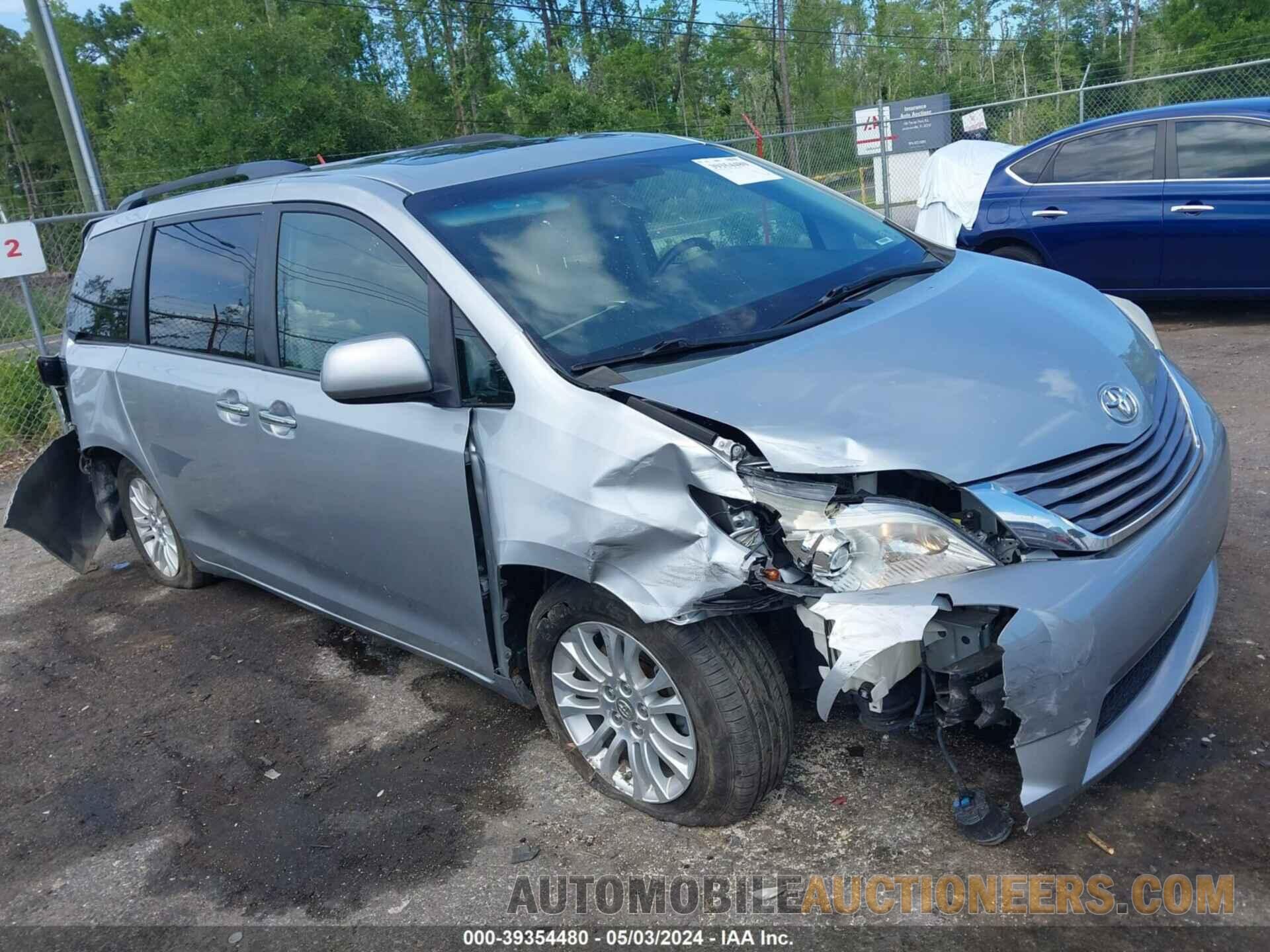 5TDYK3DC6FS625088 TOYOTA SIENNA 2015