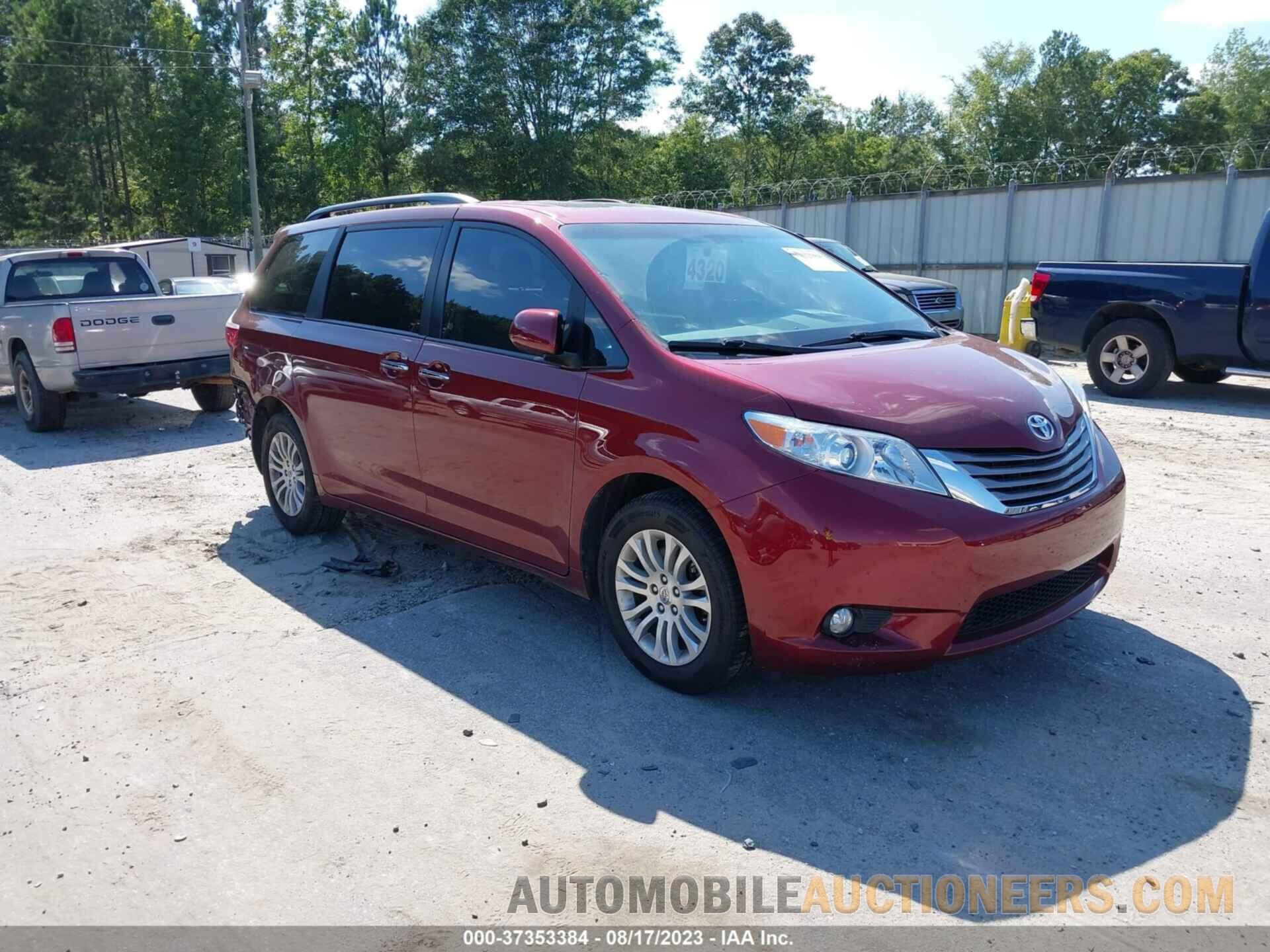 5TDYK3DC6FS634826 TOYOTA SIENNA 2015