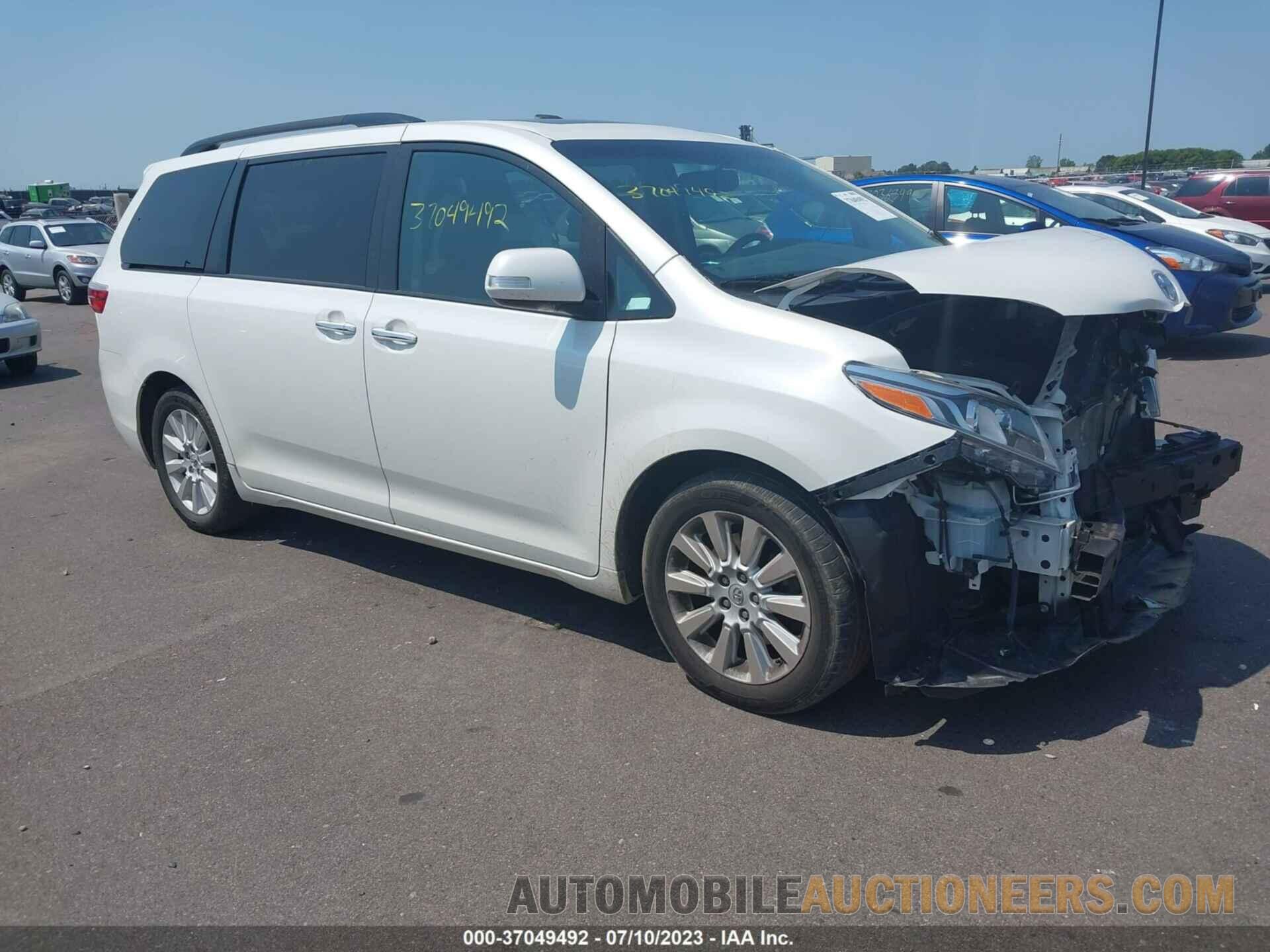 5TDYK3DC6FS646555 TOYOTA SIENNA 2015