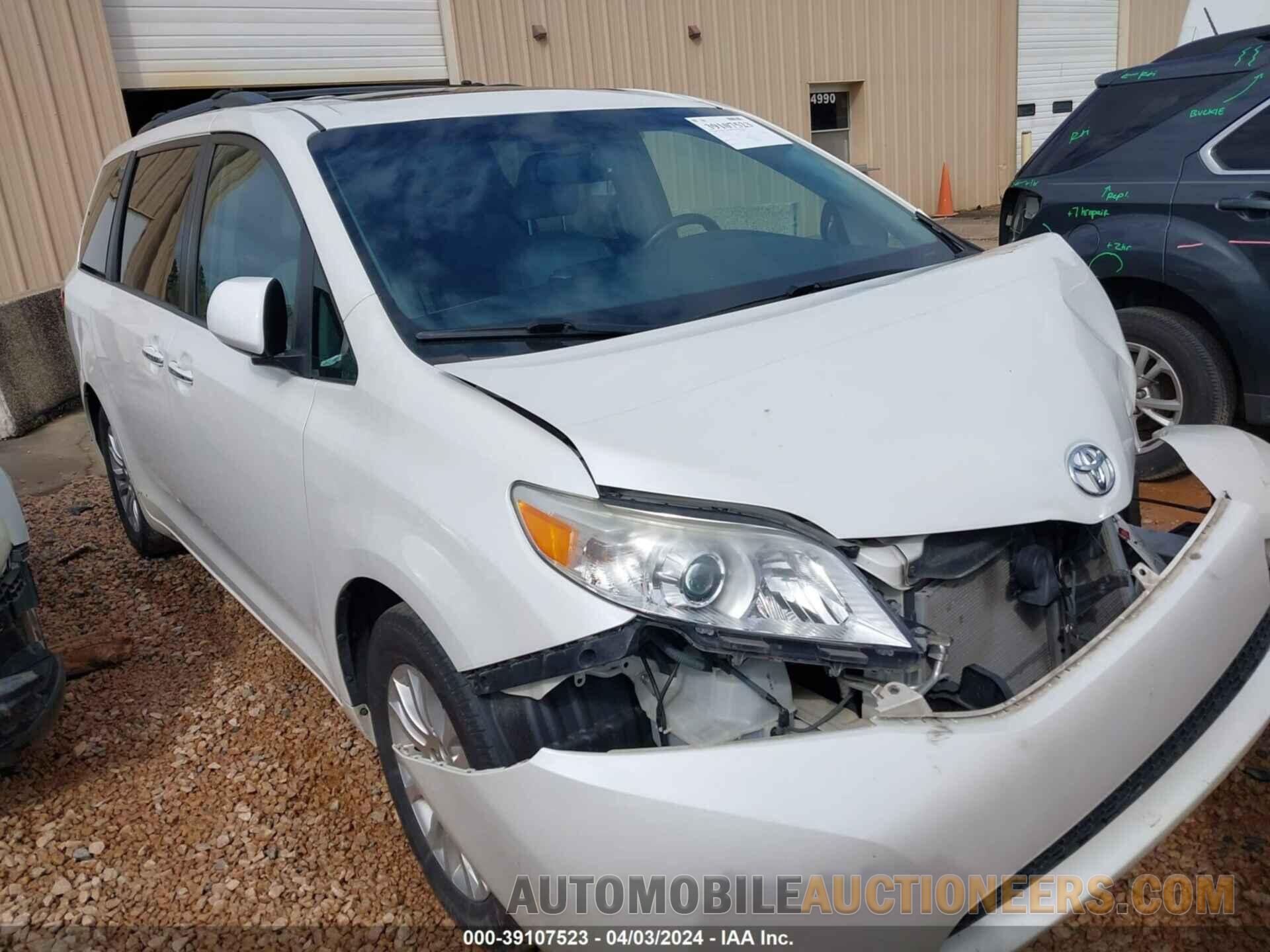 5TDYK3DC6FS648337 TOYOTA SIENNA 2015