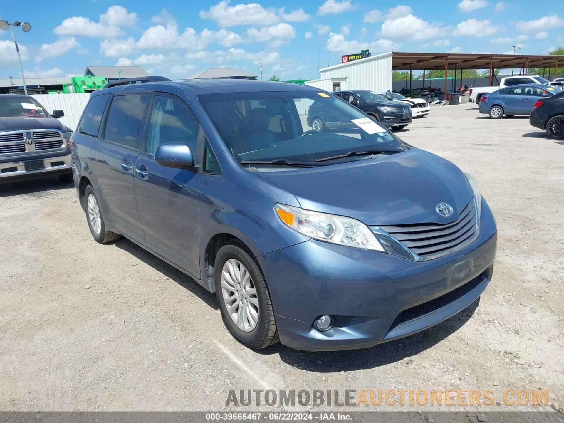 5TDYK3DC6FS650332 TOYOTA SIENNA 2015