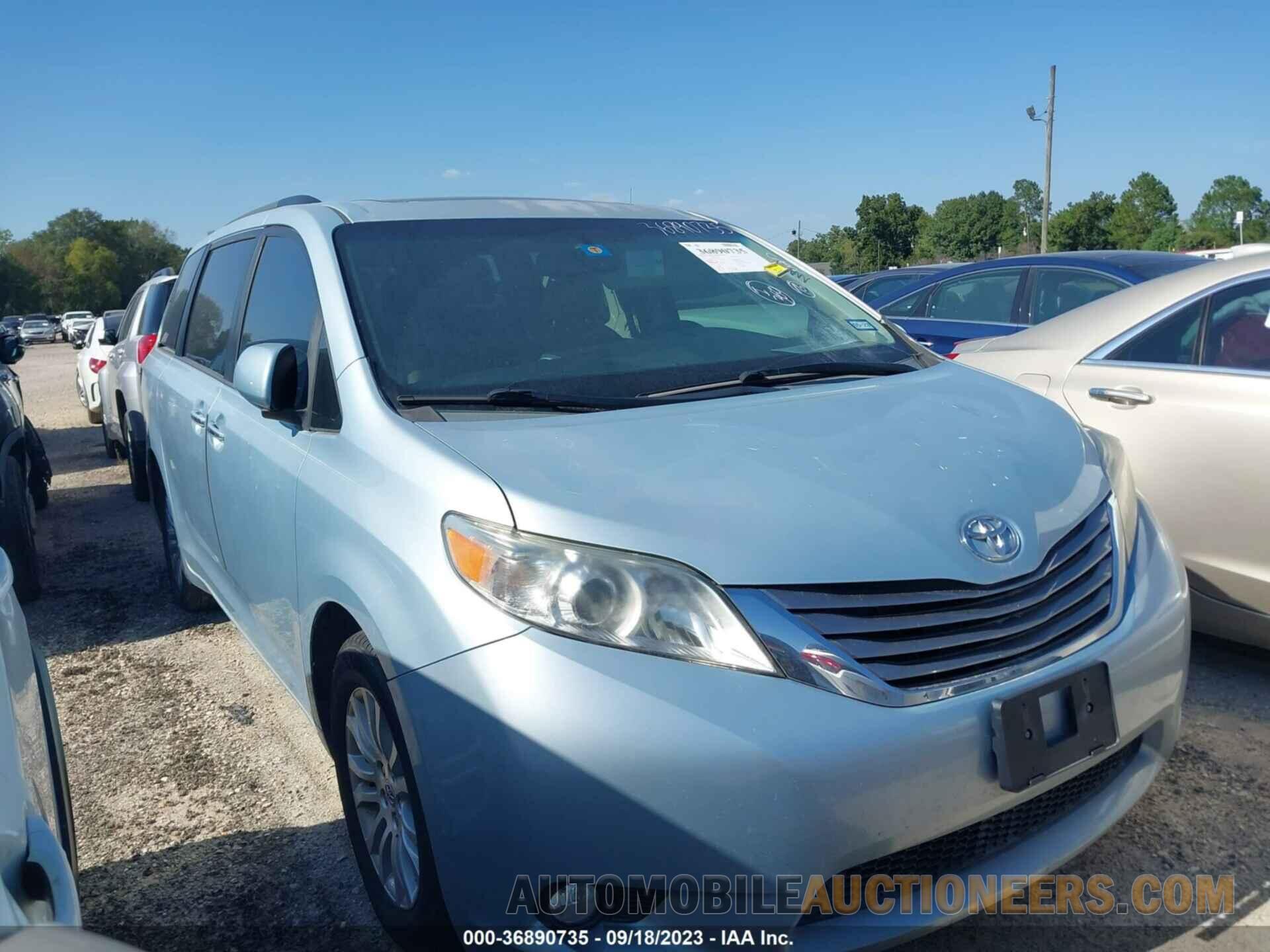 5TDYK3DC6GS707615 TOYOTA SIENNA 2016