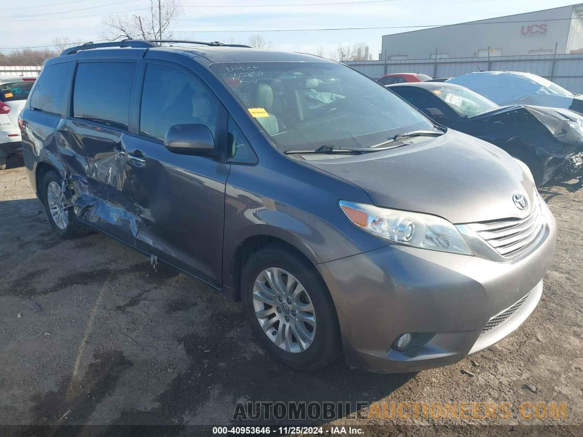 5TDYK3DC6GS710062 TOYOTA SIENNA 2016