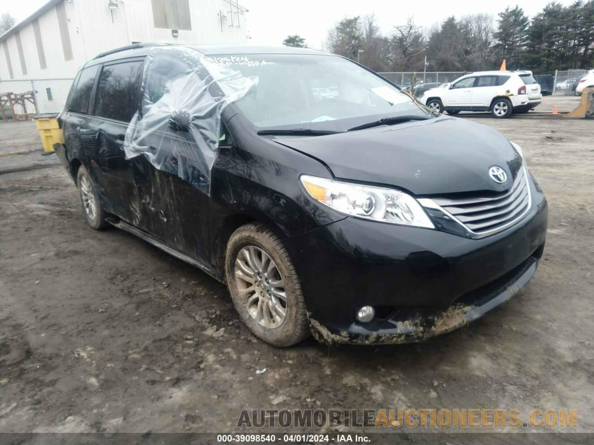 5TDYK3DC7FS573390 TOYOTA SIENNA 2015