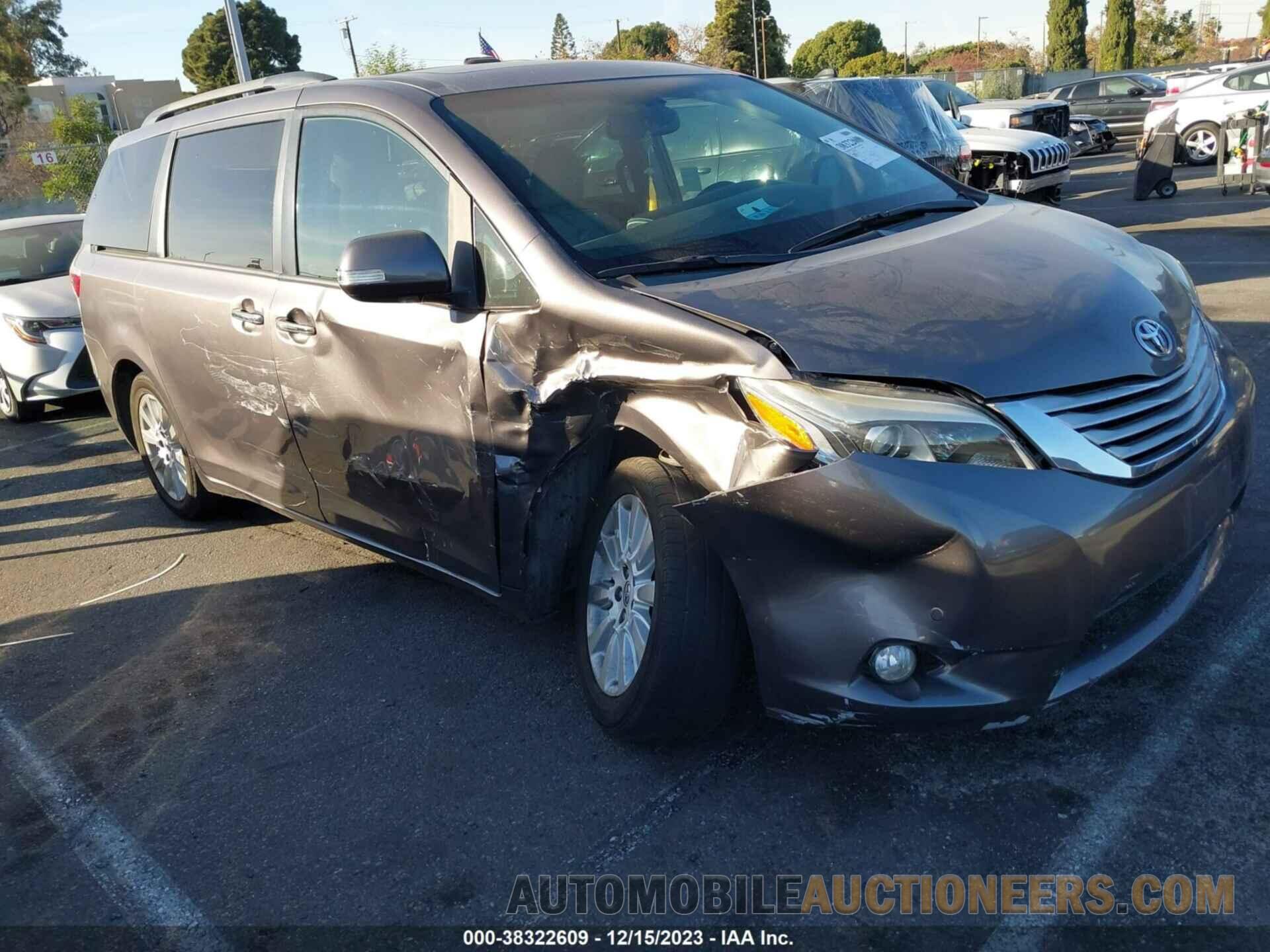 5TDYK3DC7FS680326 TOYOTA SIENNA 2015