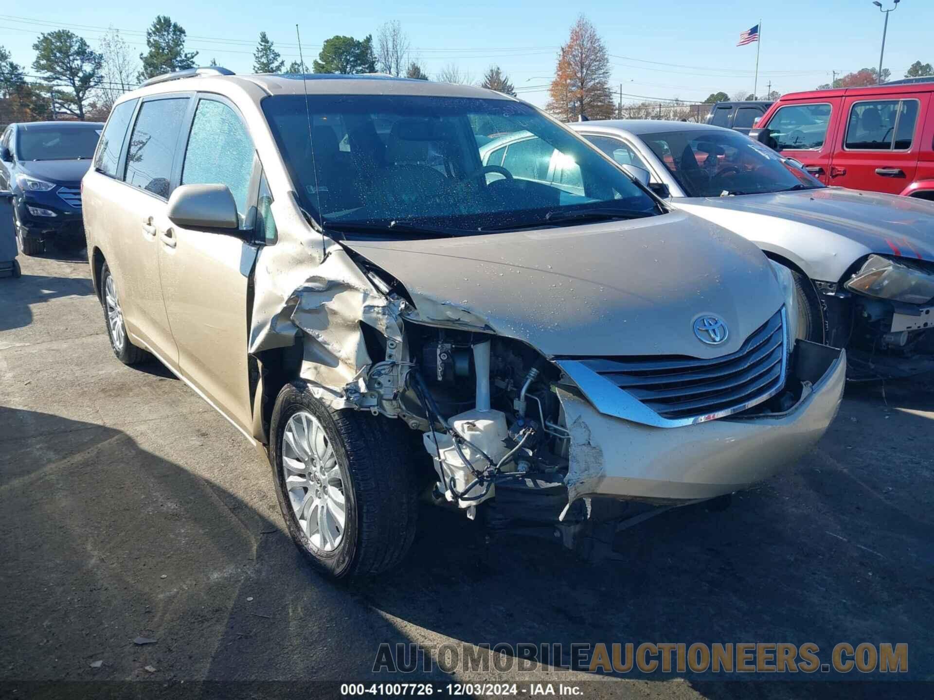 5TDYK3DC8CS194006 TOYOTA SIENNA 2012