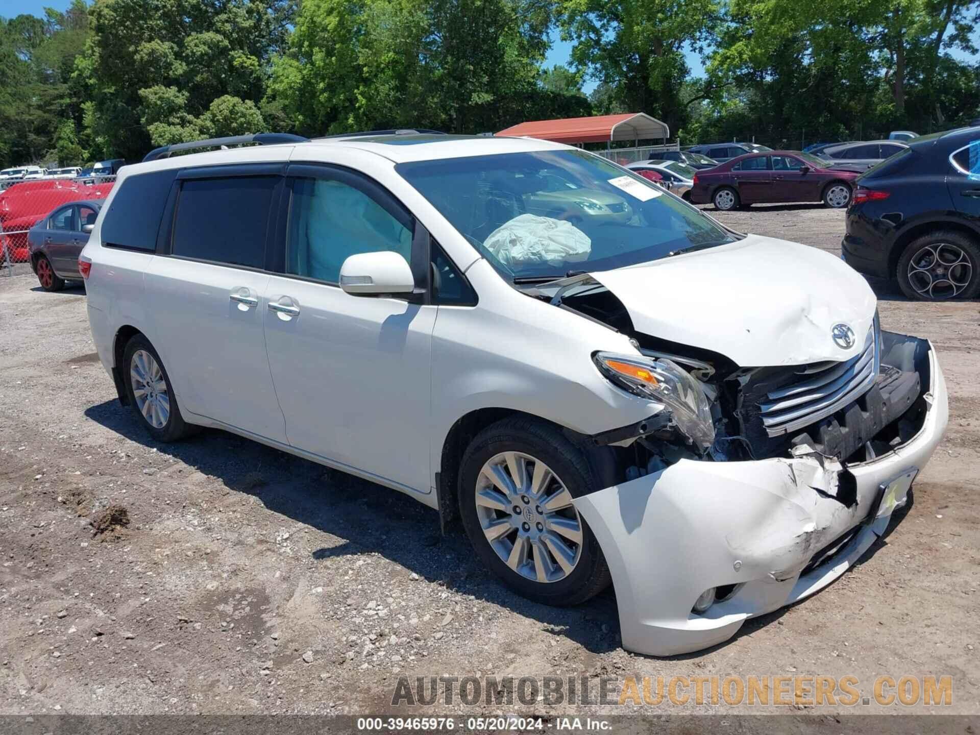 5TDYK3DC8FS574175 TOYOTA SIENNA 2015