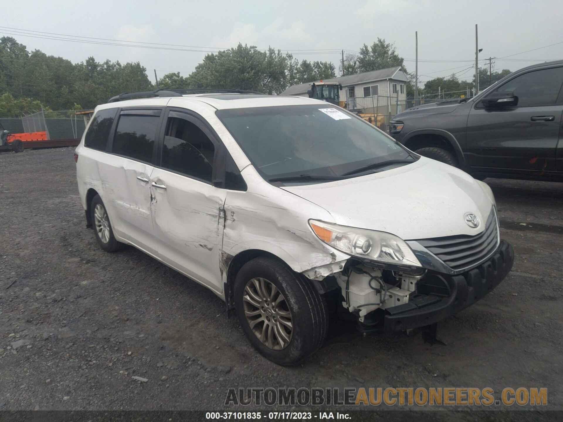 5TDYK3DC8FS593941 TOYOTA SIENNA 2015