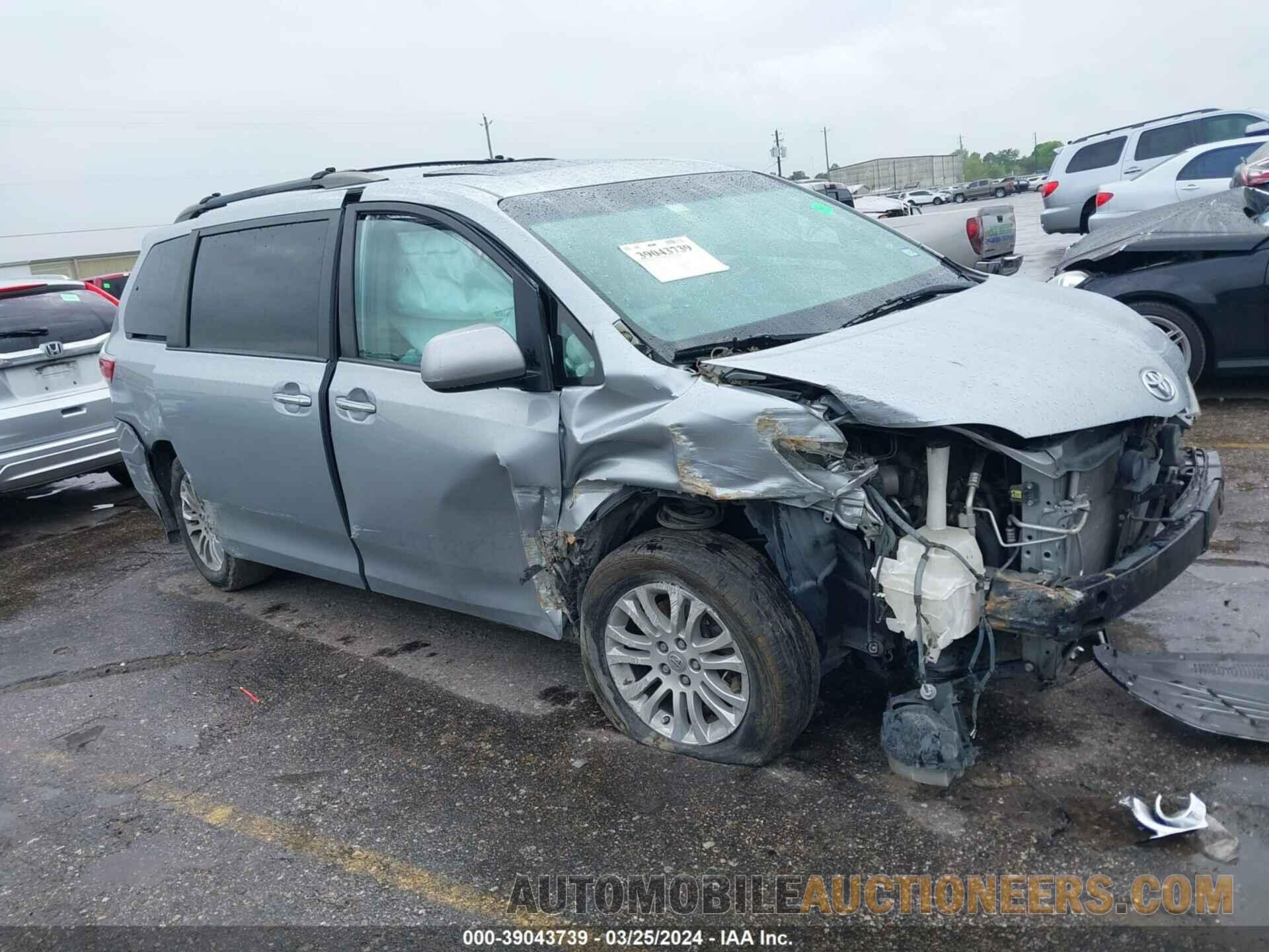 5TDYK3DC8GS758422 TOYOTA SIENNA 2016