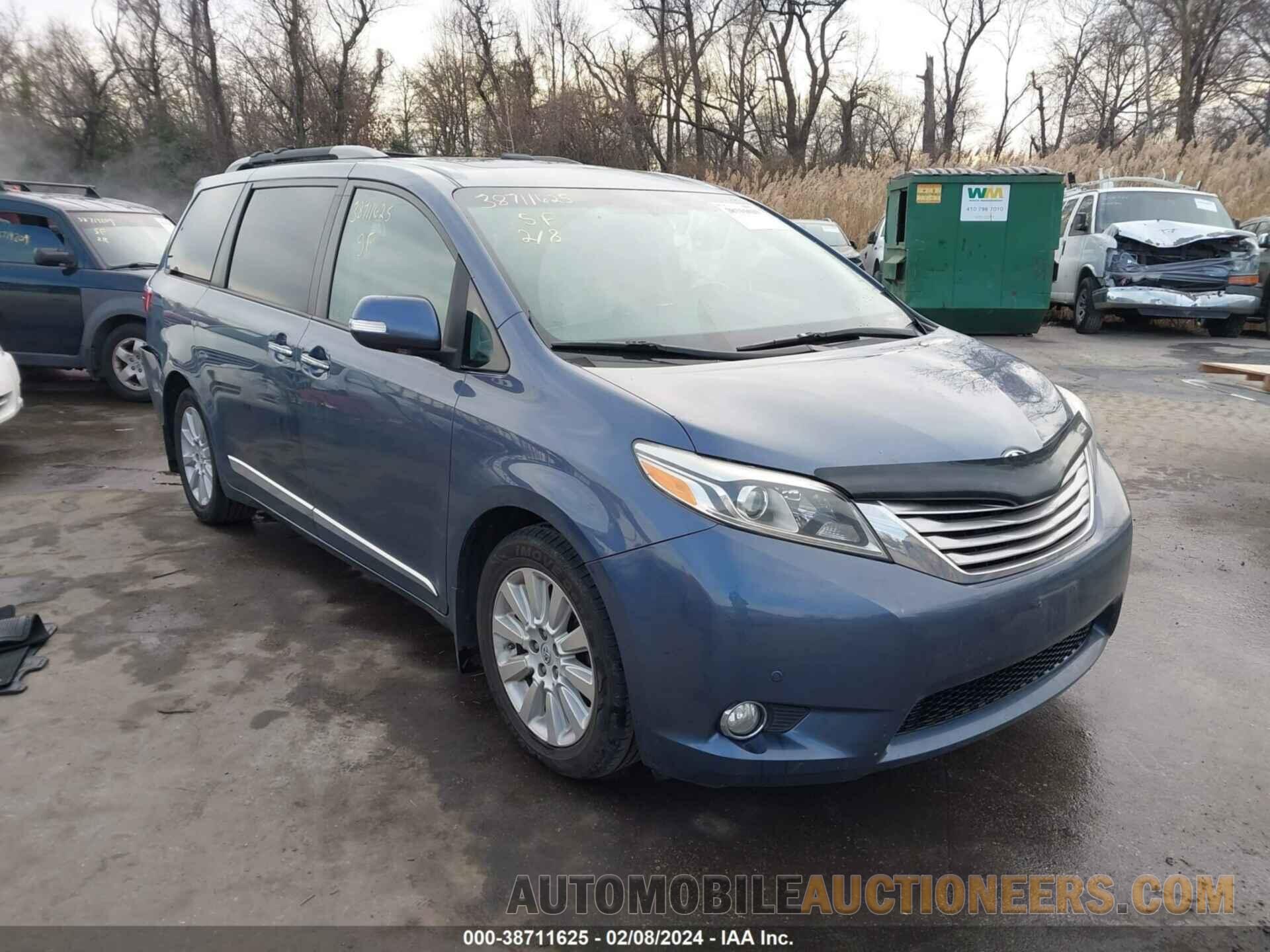 5TDYK3DC8GS758663 TOYOTA SIENNA 2016