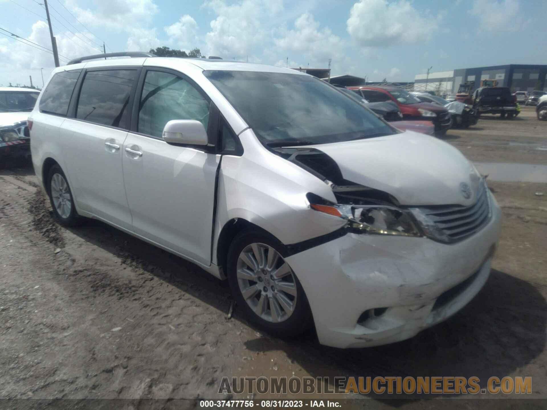 5TDYK3DC9FS542979 TOYOTA SIENNA 2015