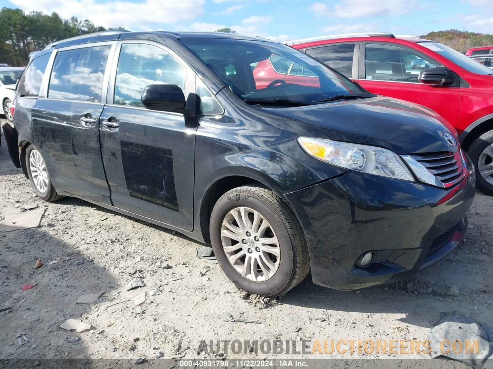 5TDYK3DC9FS581944 TOYOTA SIENNA 2015