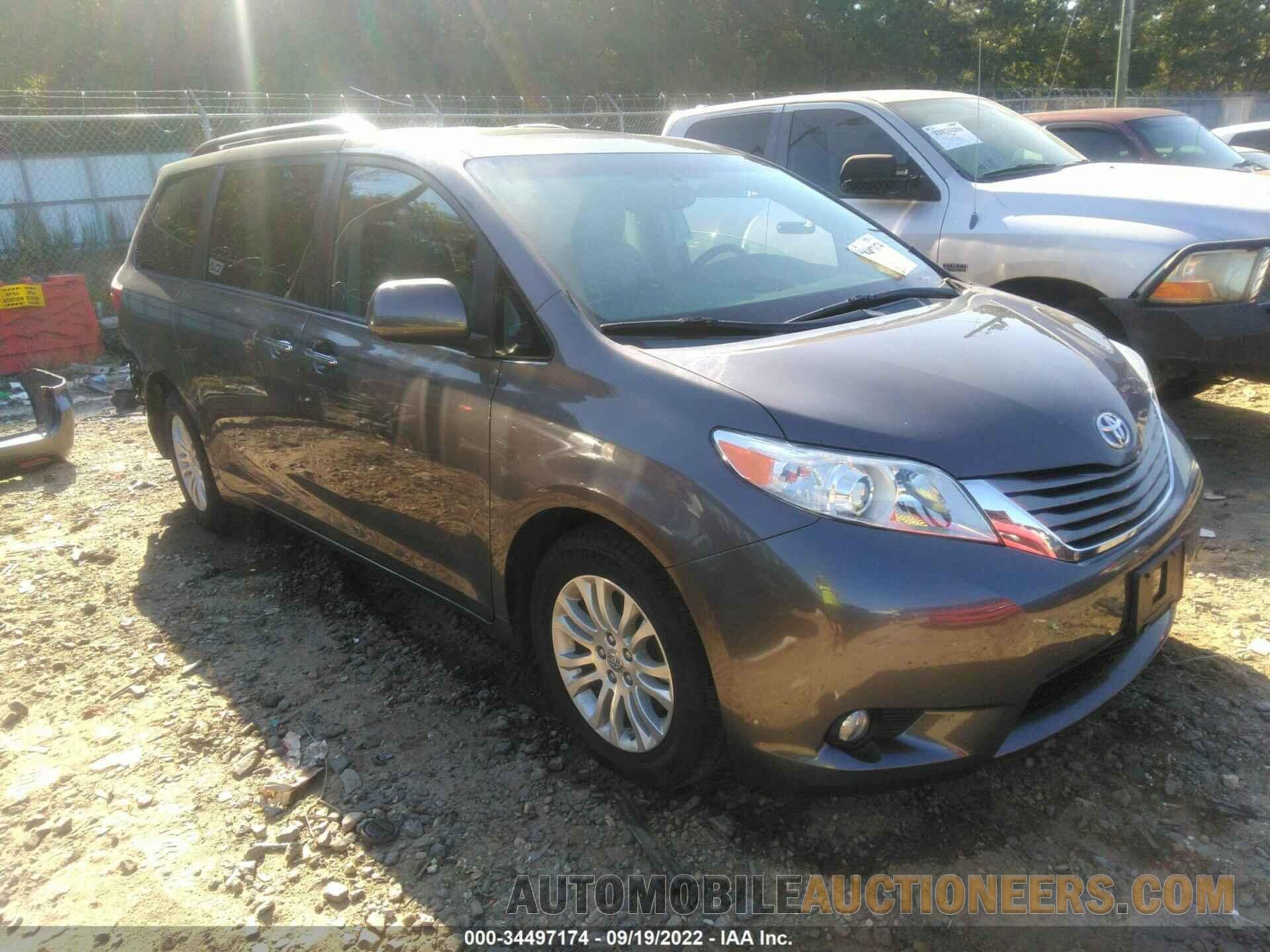 5TDYK3DC9FS653452 TOYOTA SIENNA 2015