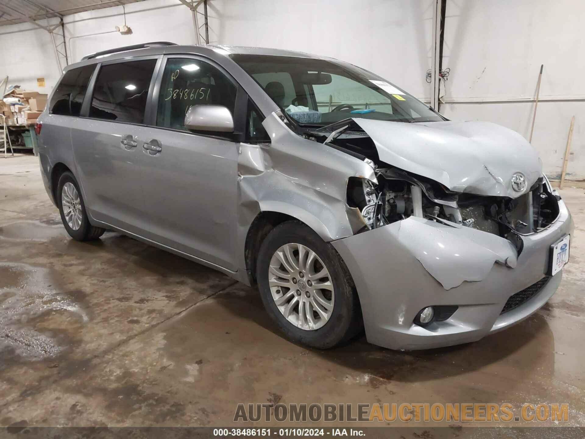 5TDYK3DC9GS697615 TOYOTA SIENNA 2016