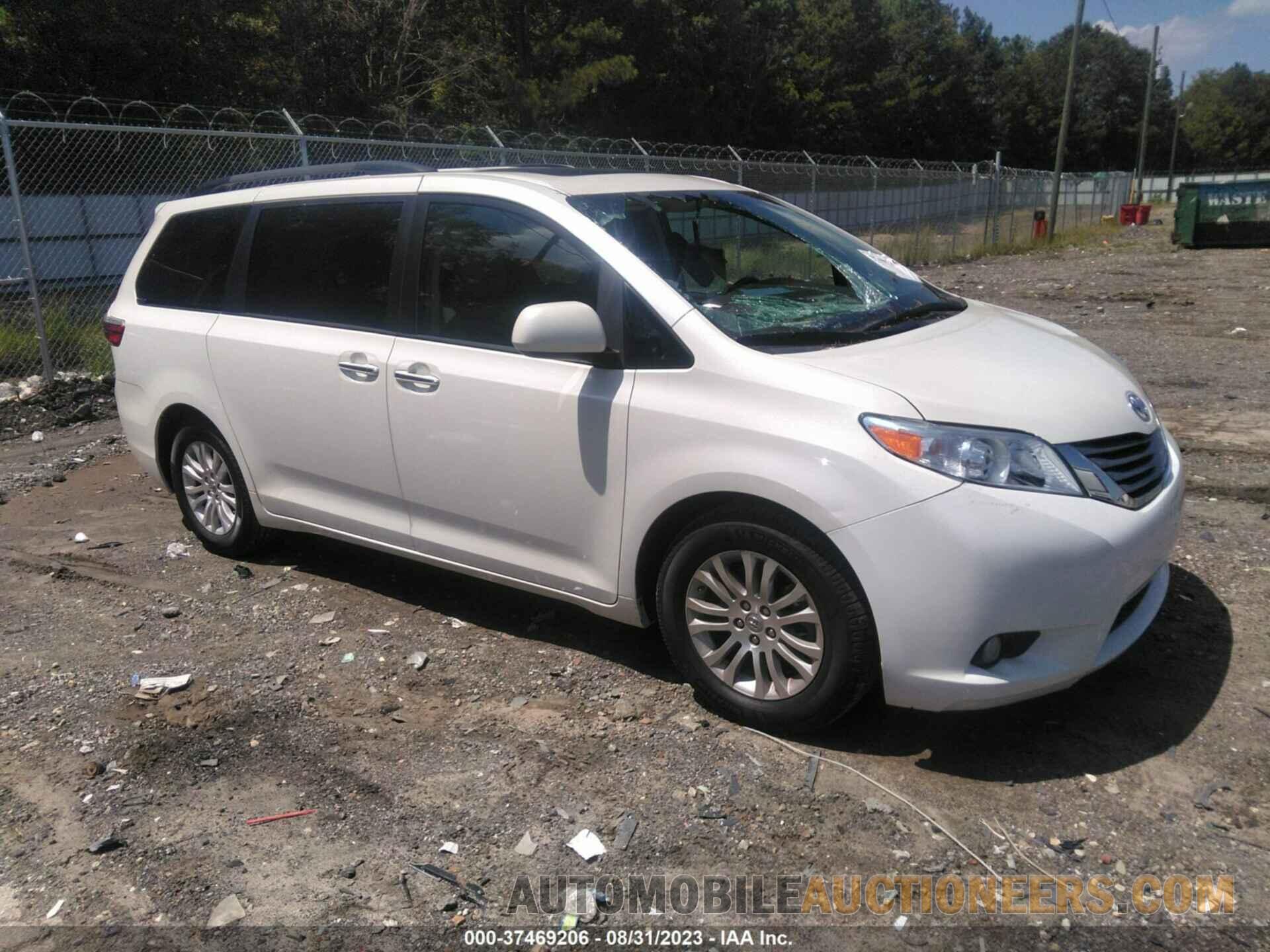 5TDYK3DC9GS709374 TOYOTA SIENNA 2016