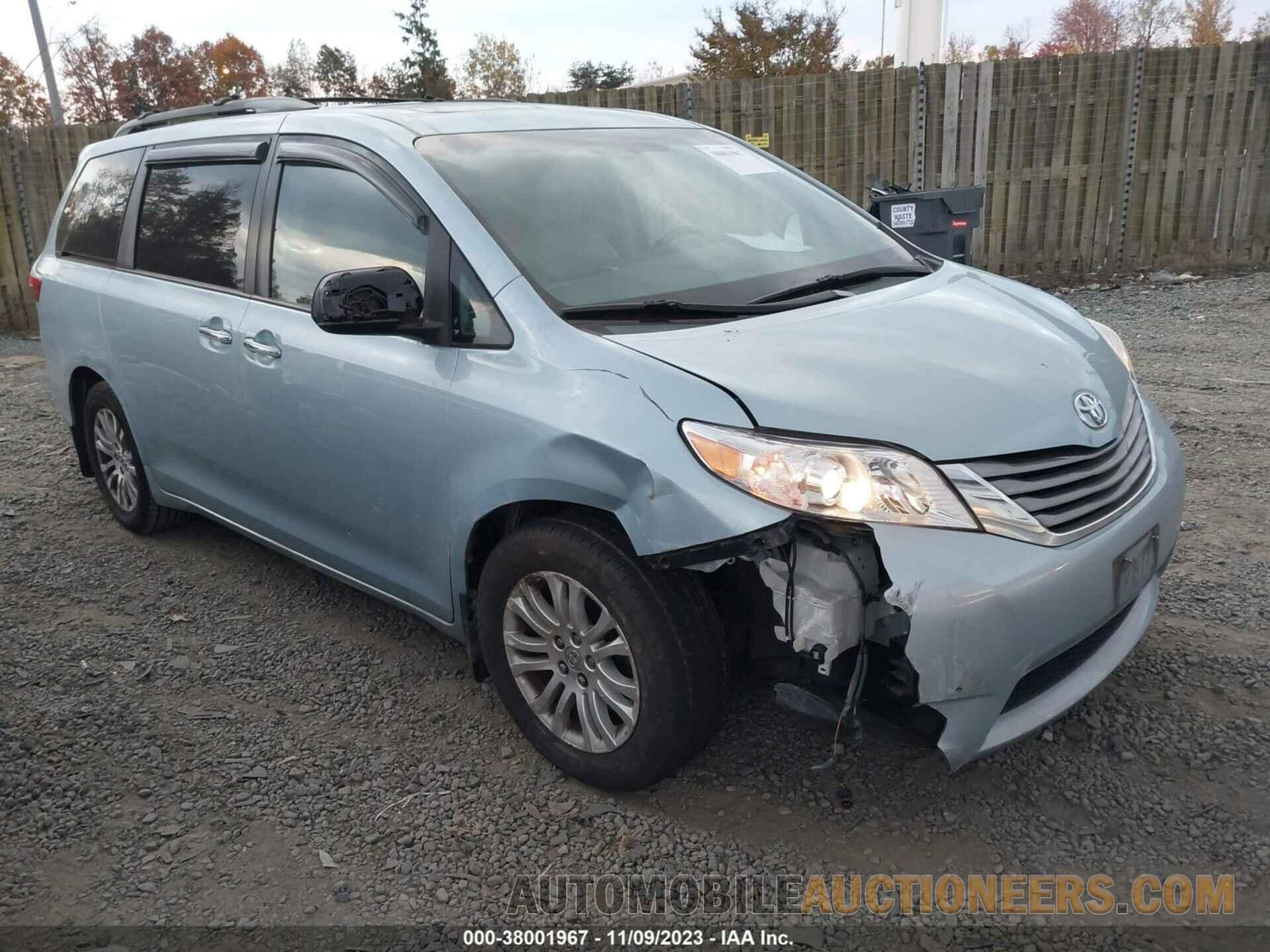 5TDYK3DCXFS585453 TOYOTA SIENNA 2015