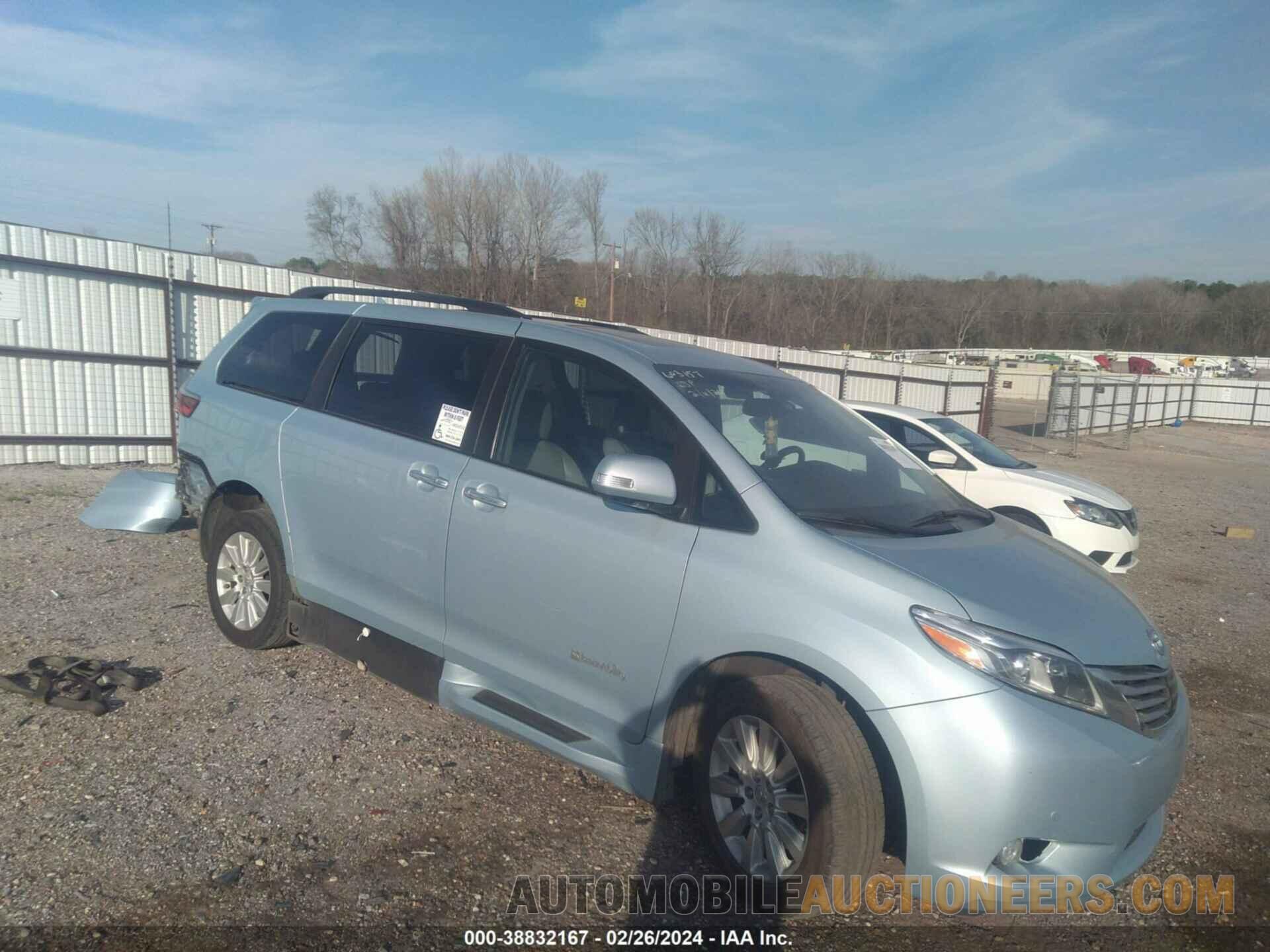 5TDYK3DCXFS603157 TOYOTA SIENNA 2015