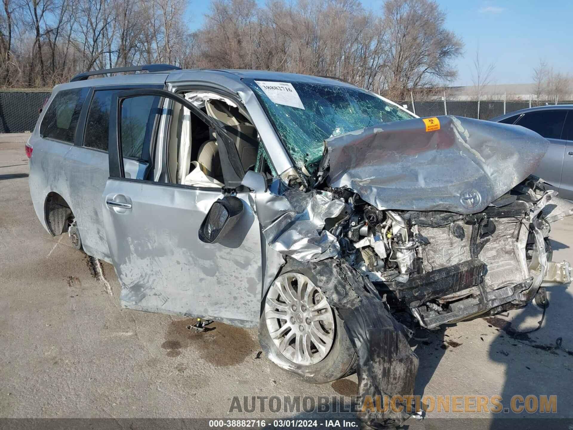 5TDYK3DCXFS616362 TOYOTA SIENNA 2015