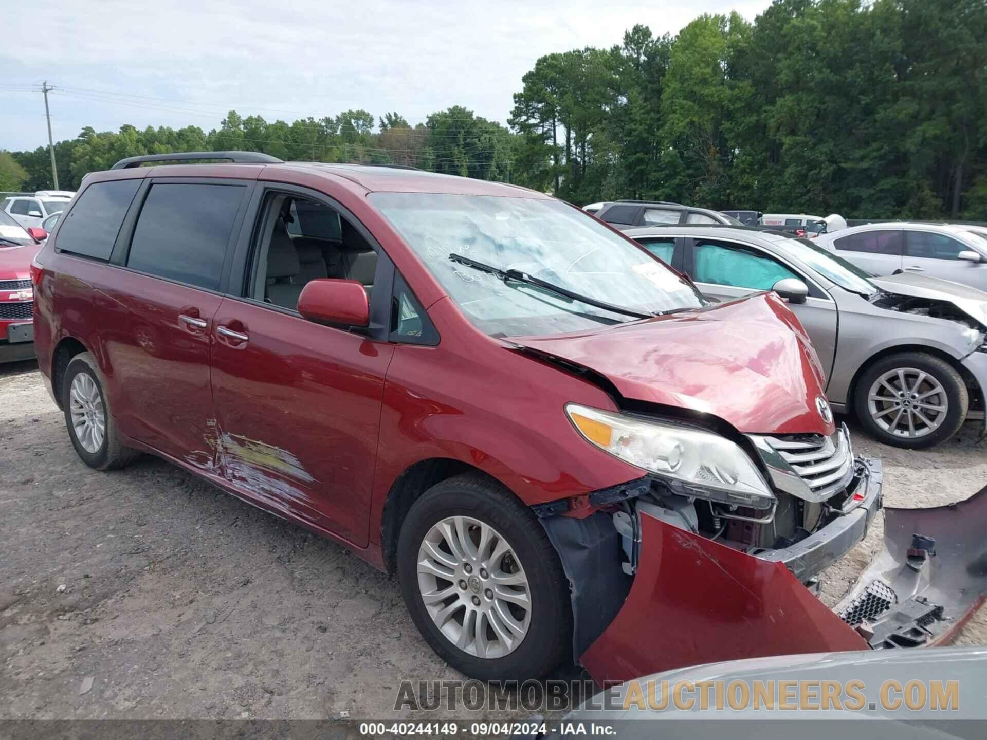 5TDYK3DCXFS620380 TOYOTA SIENNA 2015