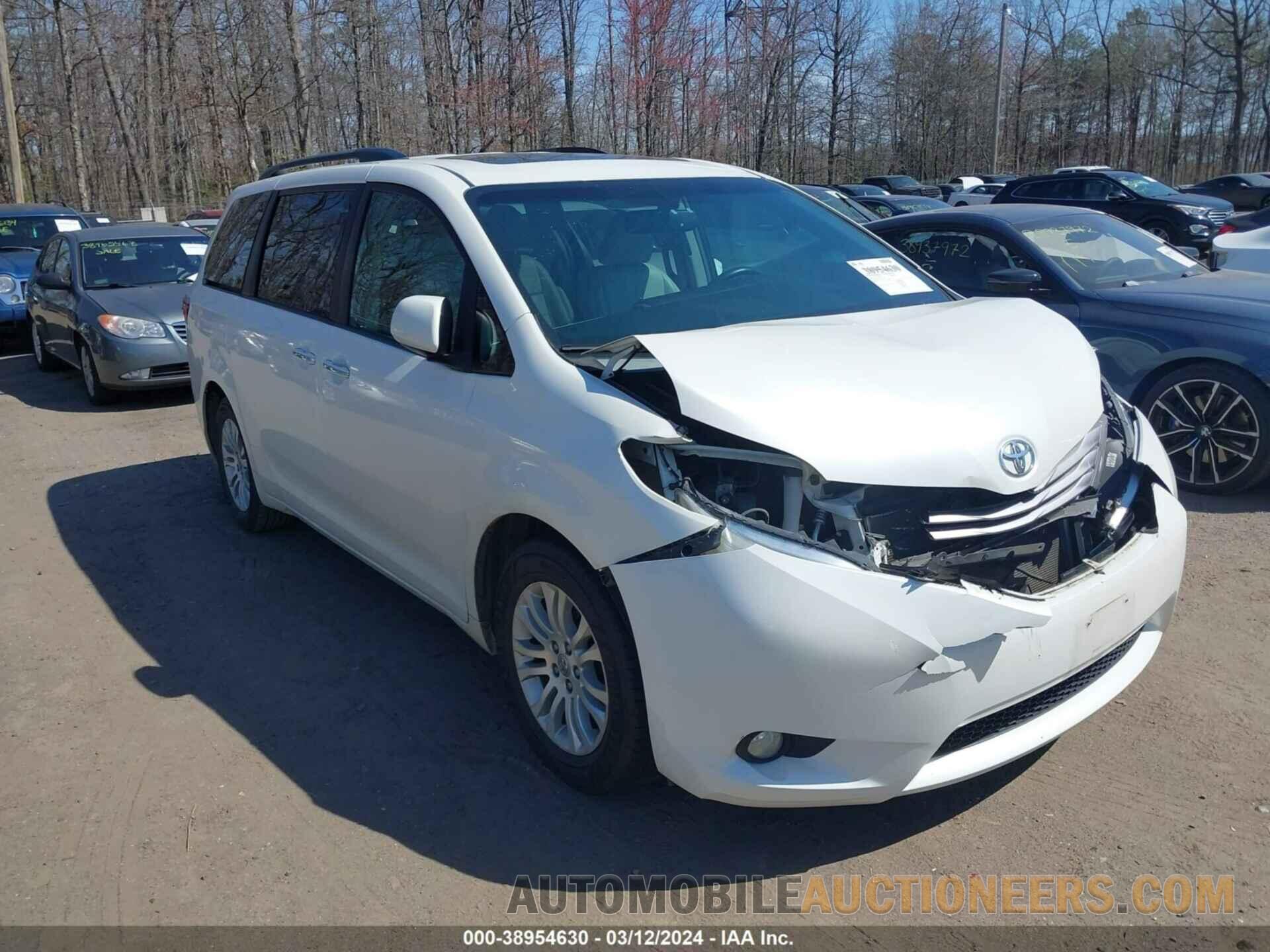 5TDYK3DCXGS719461 TOYOTA SIENNA 2016