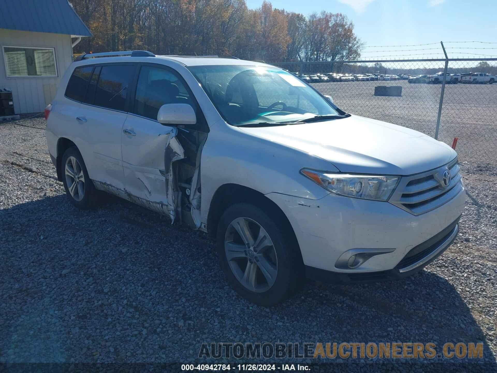 5TDYK3EH0DS137746 TOYOTA HIGHLANDER 2013