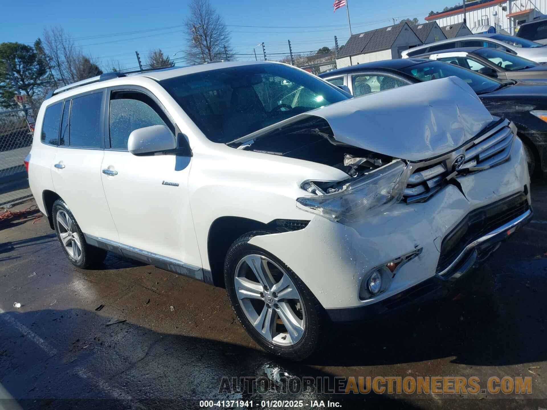 5TDYK3EH1CS067222 TOYOTA HIGHLANDER 2012