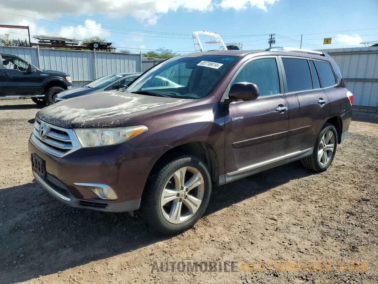 5TDYK3EH2CS056374 TOYOTA HIGHLANDER 2012