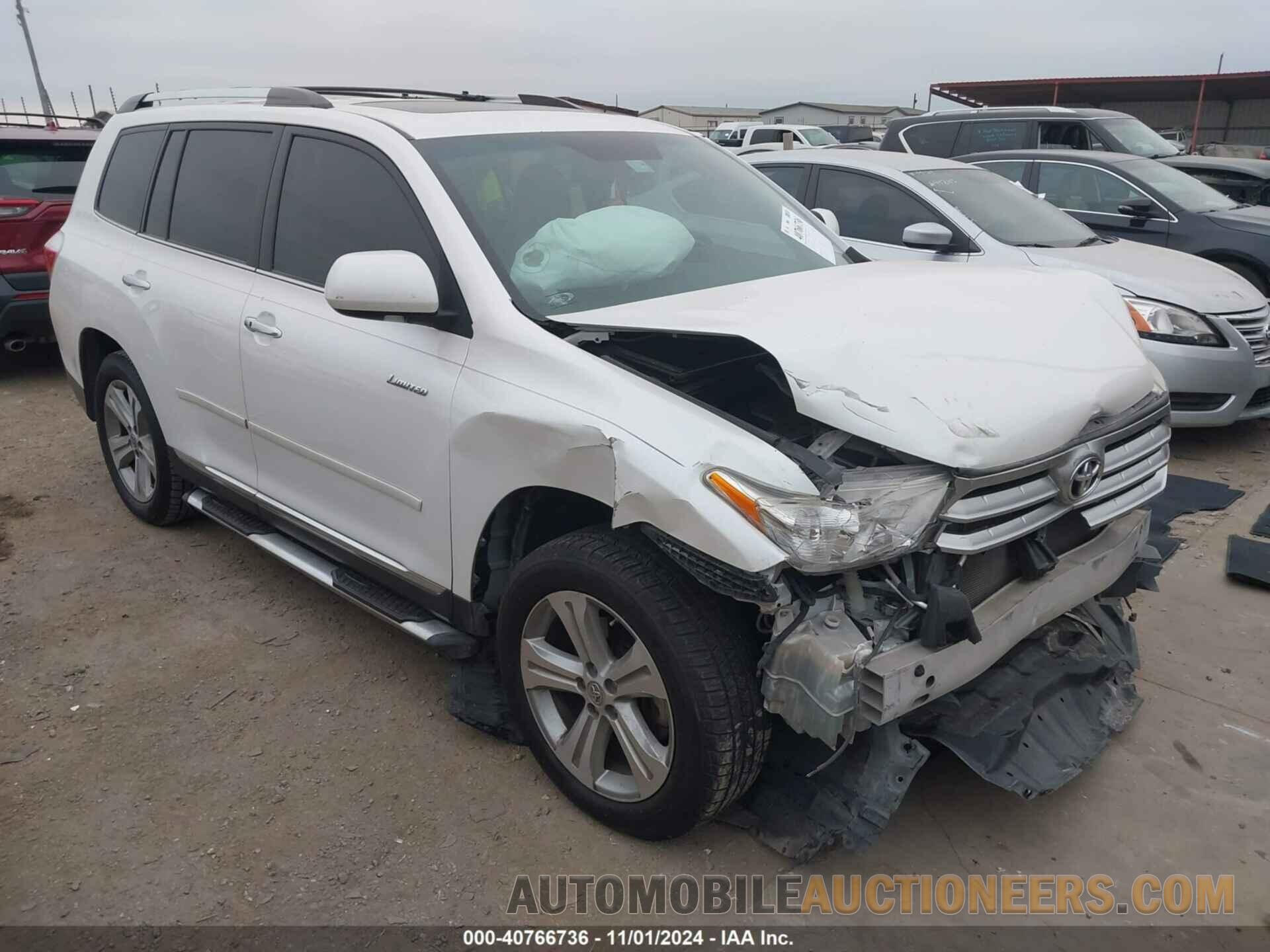 5TDYK3EH2CS074857 TOYOTA HIGHLANDER 2012