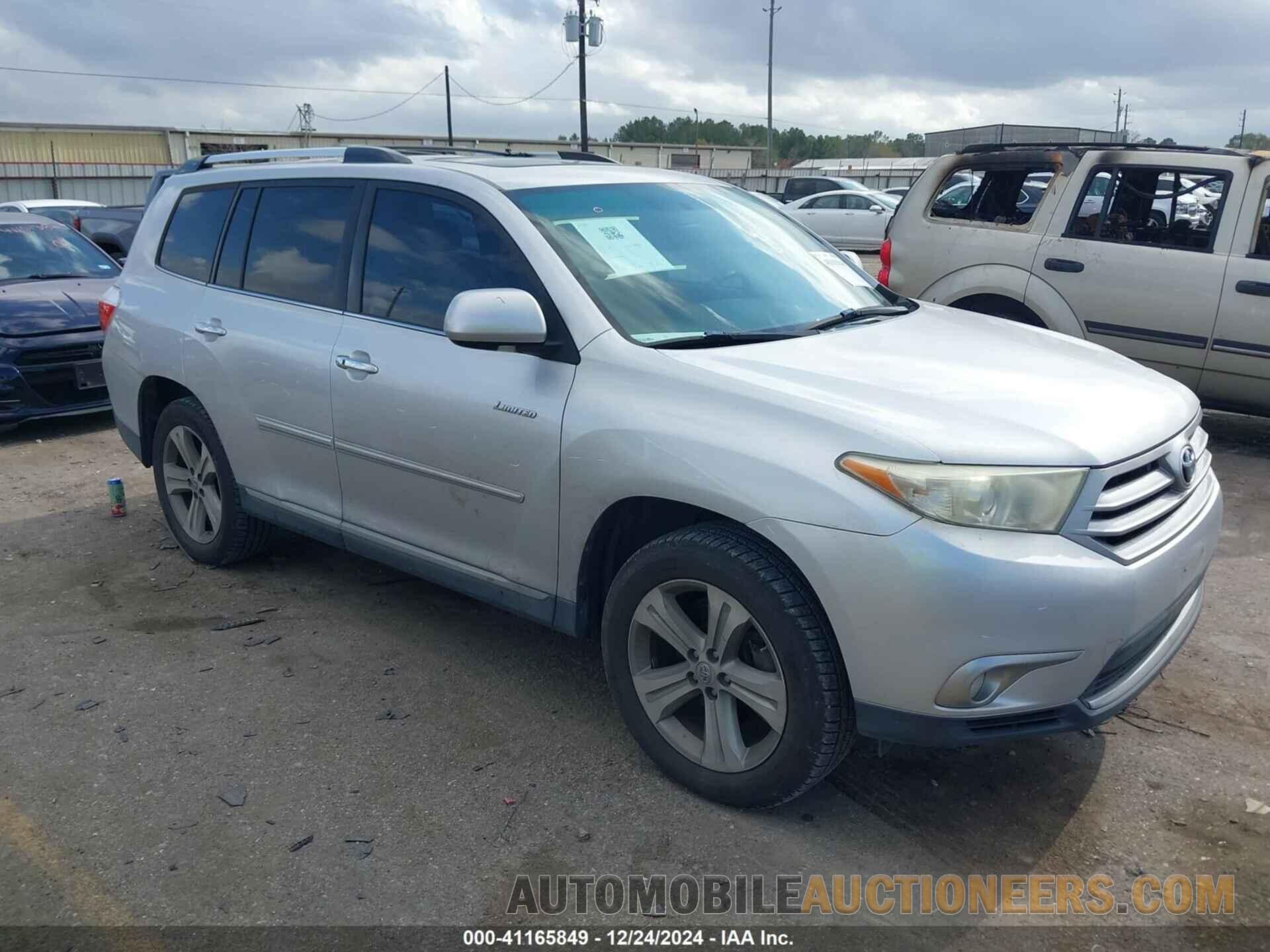 5TDYK3EH2DS094494 TOYOTA HIGHLANDER 2013