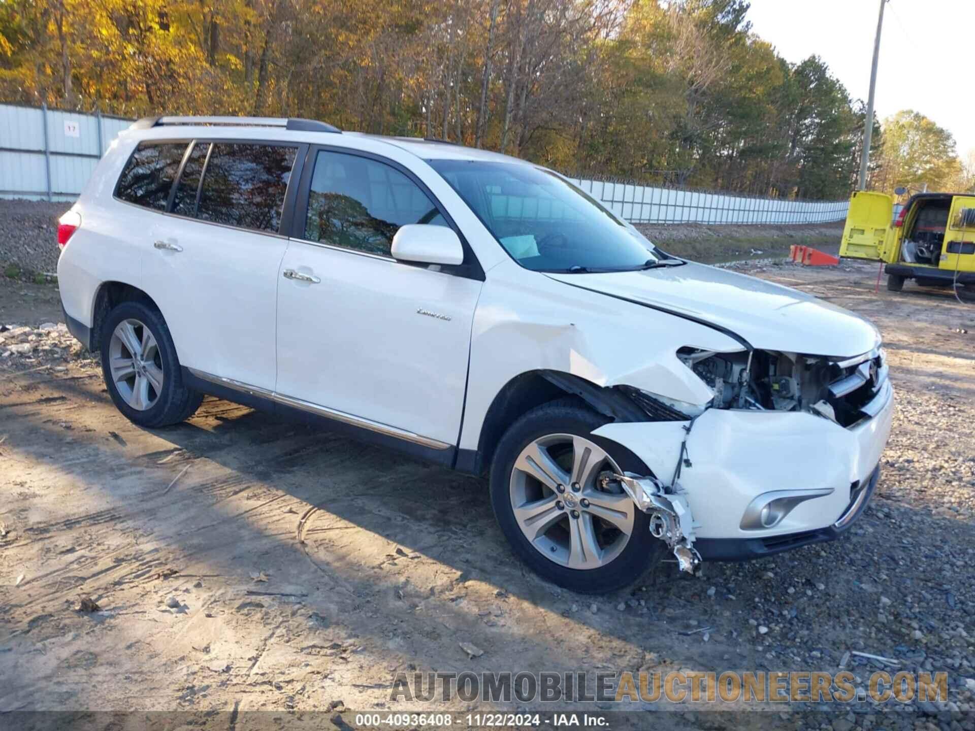 5TDYK3EH4DS128001 TOYOTA HIGHLANDER 2013