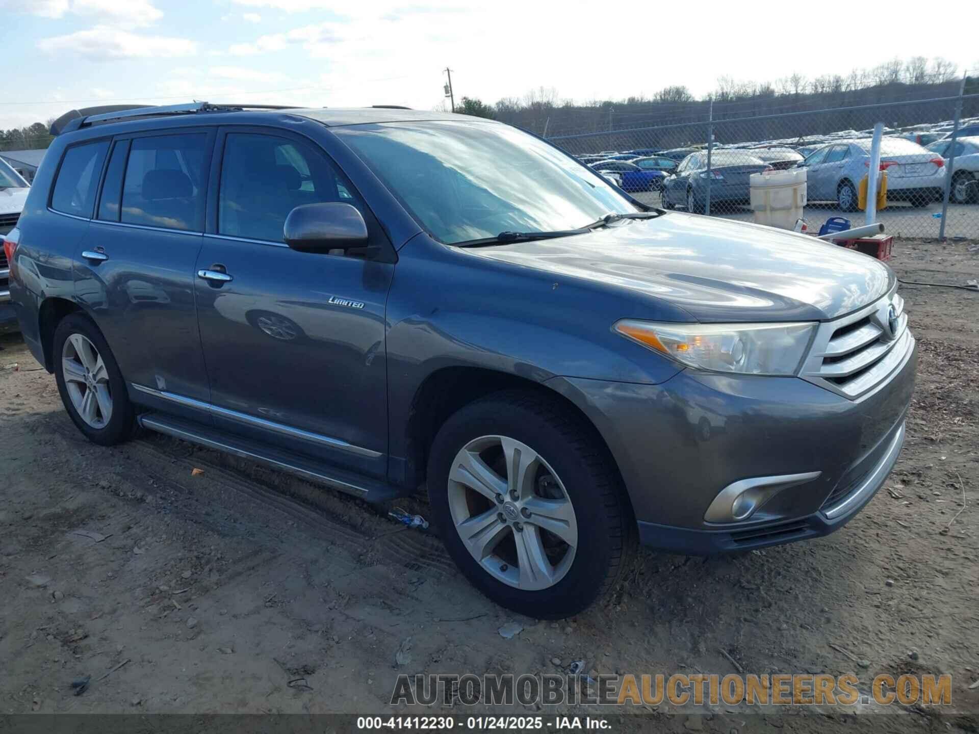 5TDYK3EH6DS116853 TOYOTA HIGHLANDER 2013