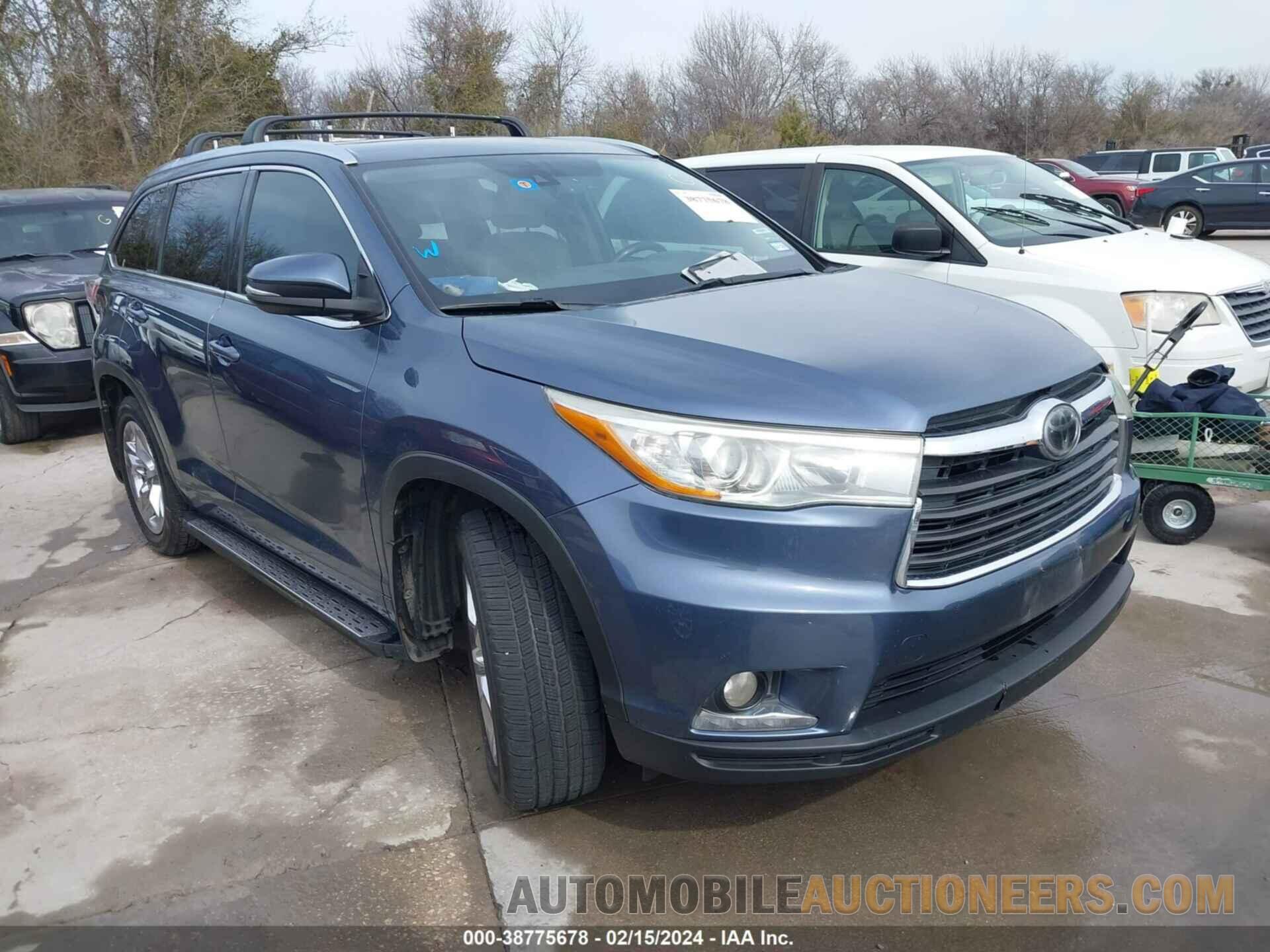 5TDYKRFH0FS042852 TOYOTA HIGHLANDER 2015