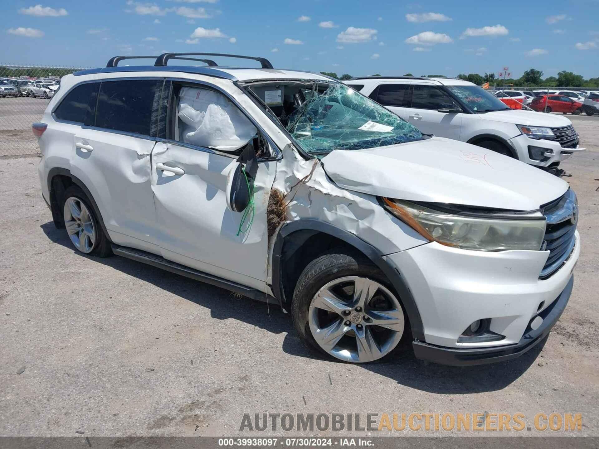 5TDYKRFH0FS067217 TOYOTA HIGHLANDER 2015