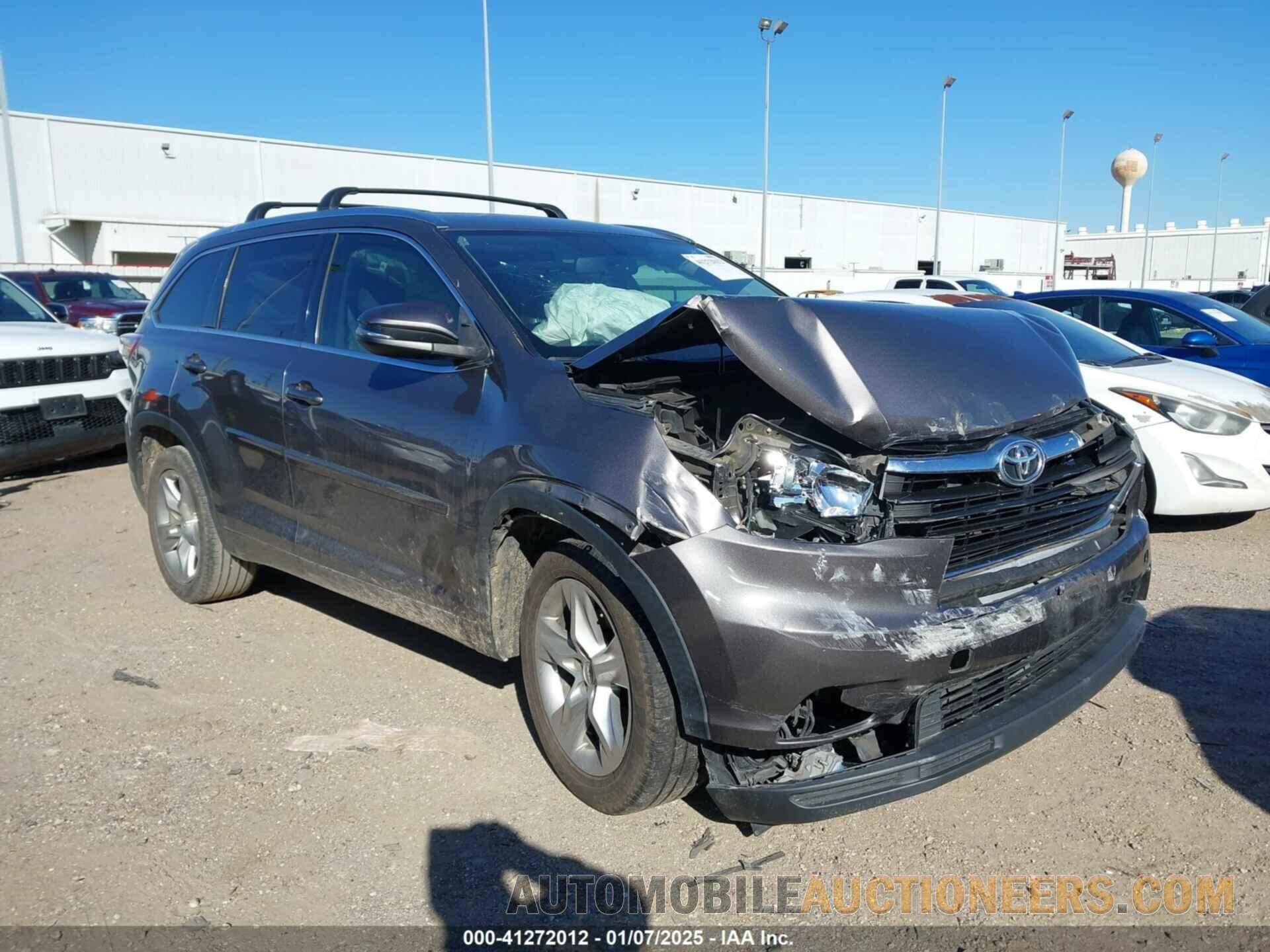 5TDYKRFH0FS067881 TOYOTA HIGHLANDER 2015