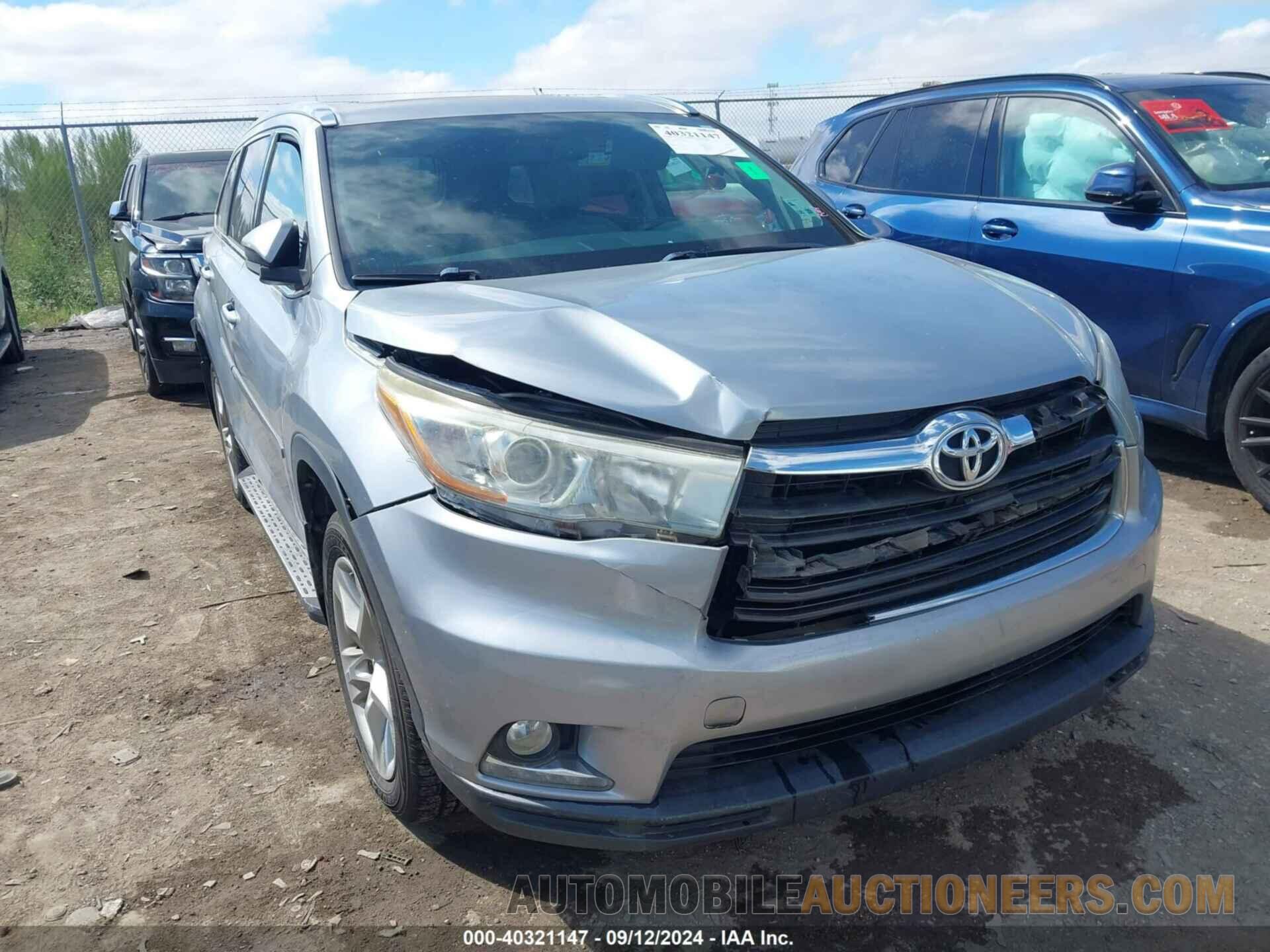 5TDYKRFH0FS088701 TOYOTA HIGHLANDER 2015