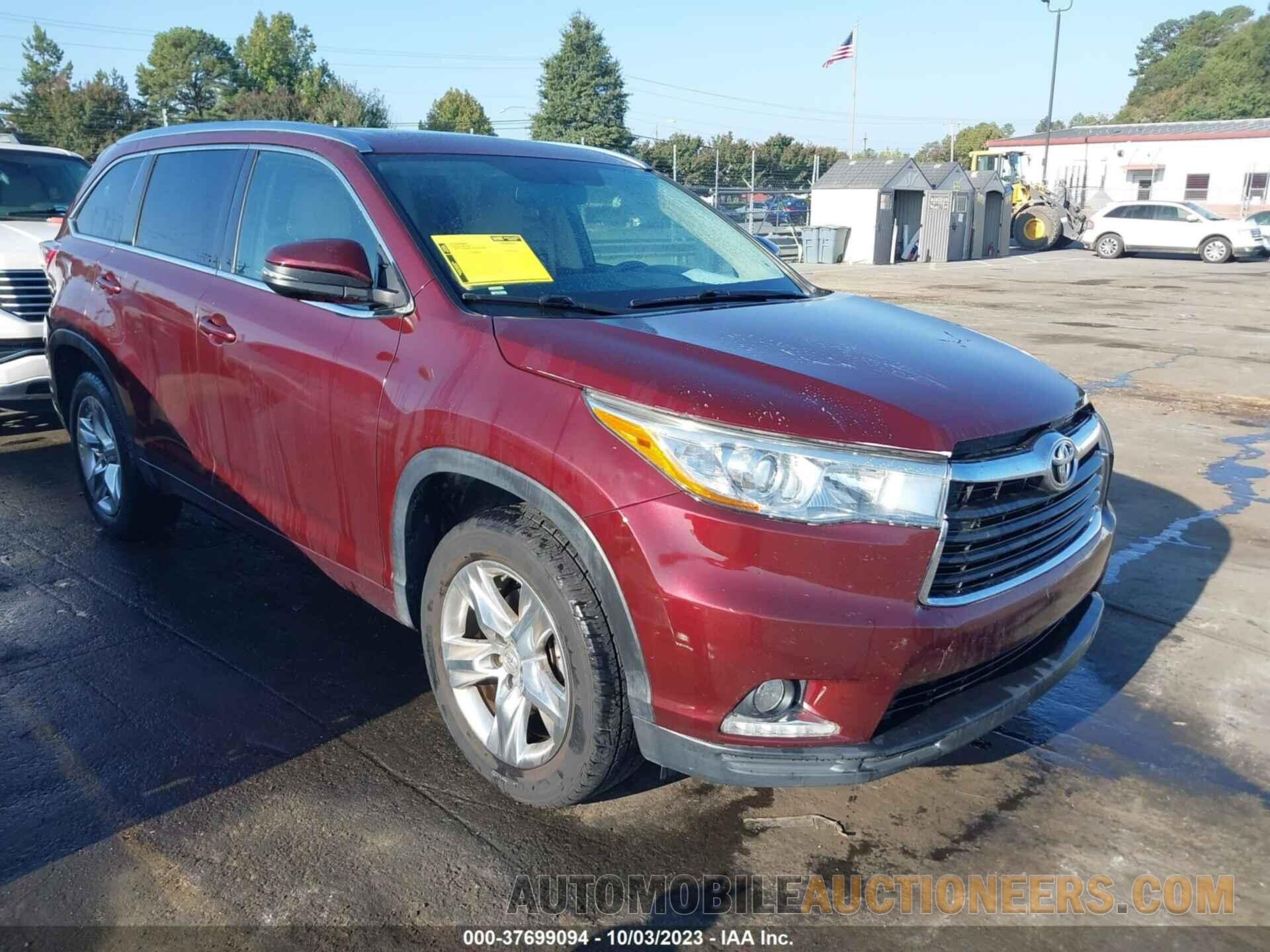 5TDYKRFH0FS088858 TOYOTA HIGHLANDER 2015