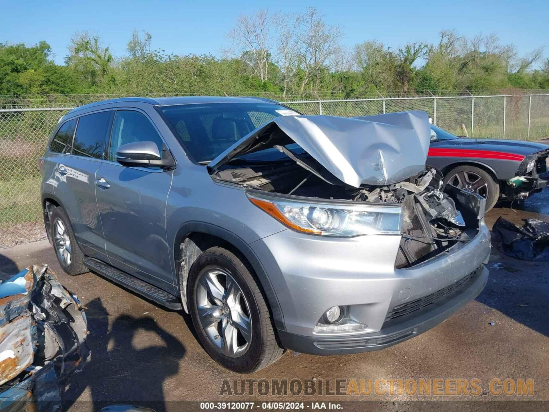 5TDYKRFH0FS092182 TOYOTA HIGHLANDER 2015