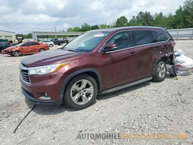 5TDYKRFH0FS119851 TOYOTA HIGHLANDER 2015