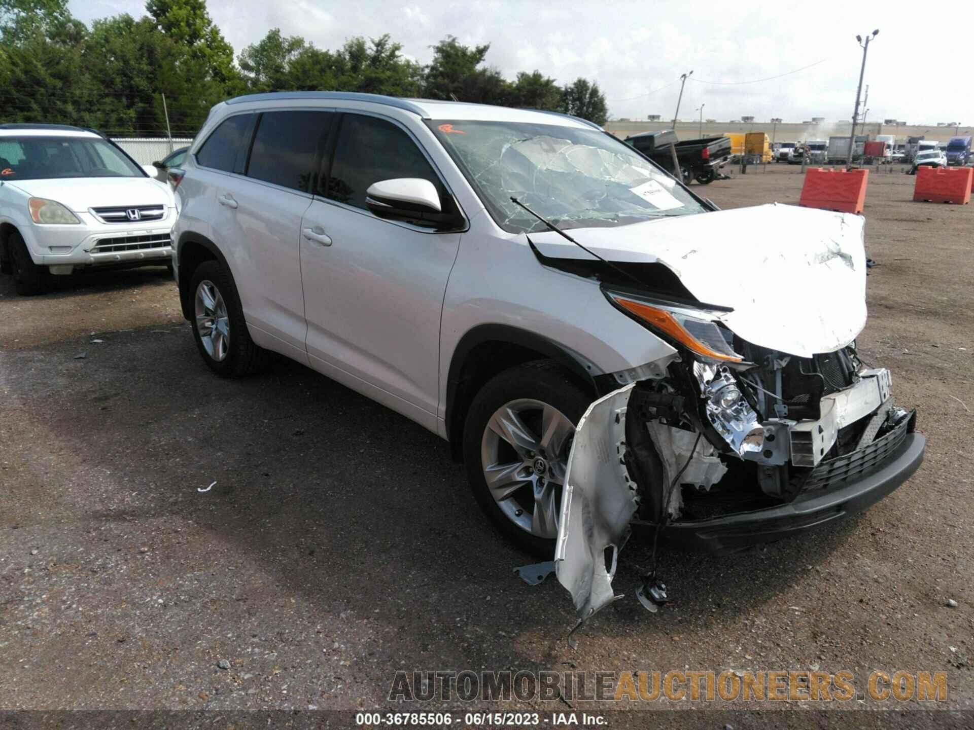 5TDYKRFH0GS167299 TOYOTA HIGHLANDER 2016